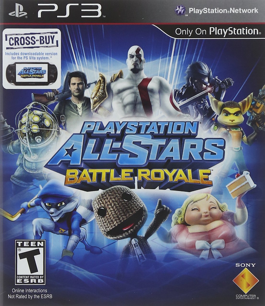 PlayStation All Stars Battle Royale PS3 PlayStation 3 - Very Good