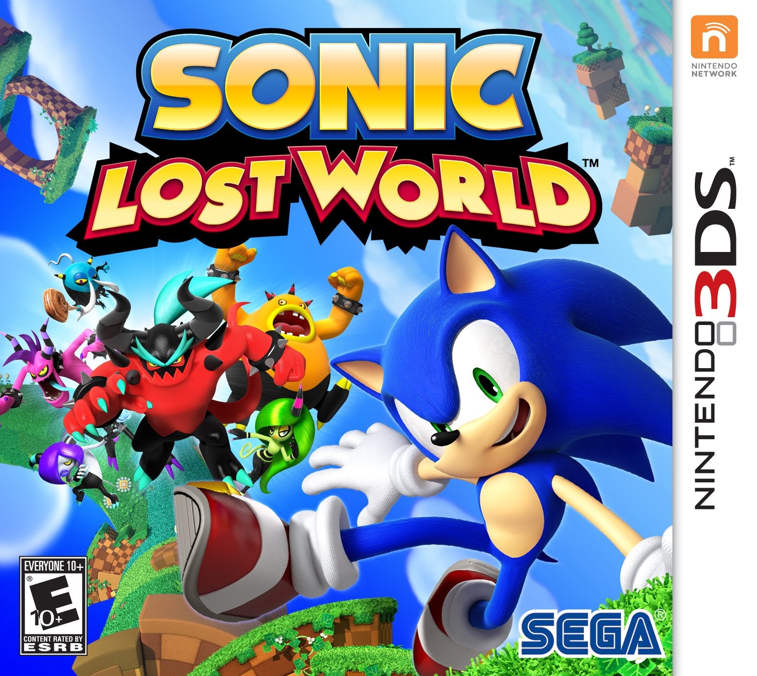 Sonic Lost World - Nintendo 3DS - Cartridge Only Authentic / Tested - Very Good