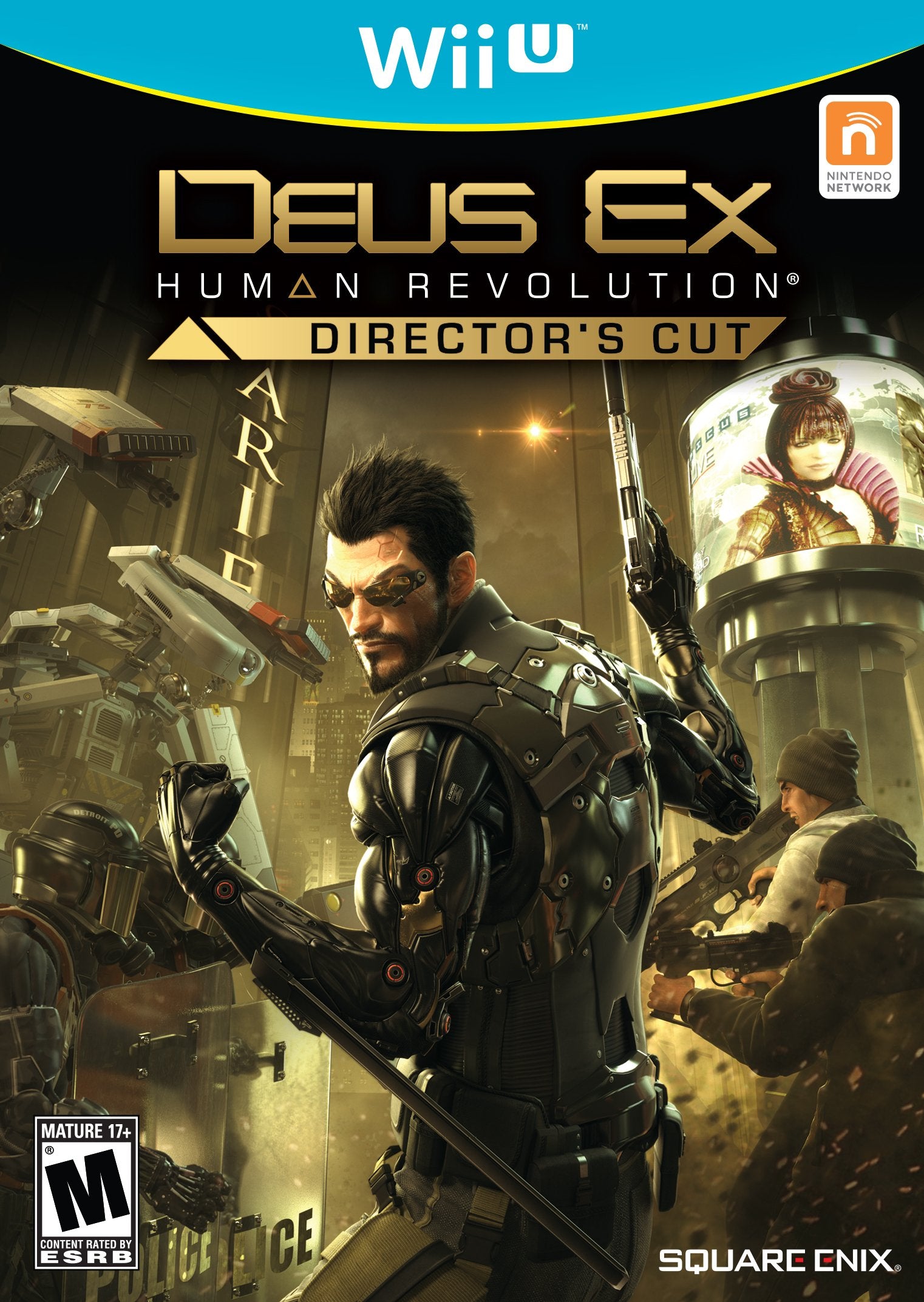 Deus Ex Human Revolution Director's Cut Nintendo Wii U - Like New