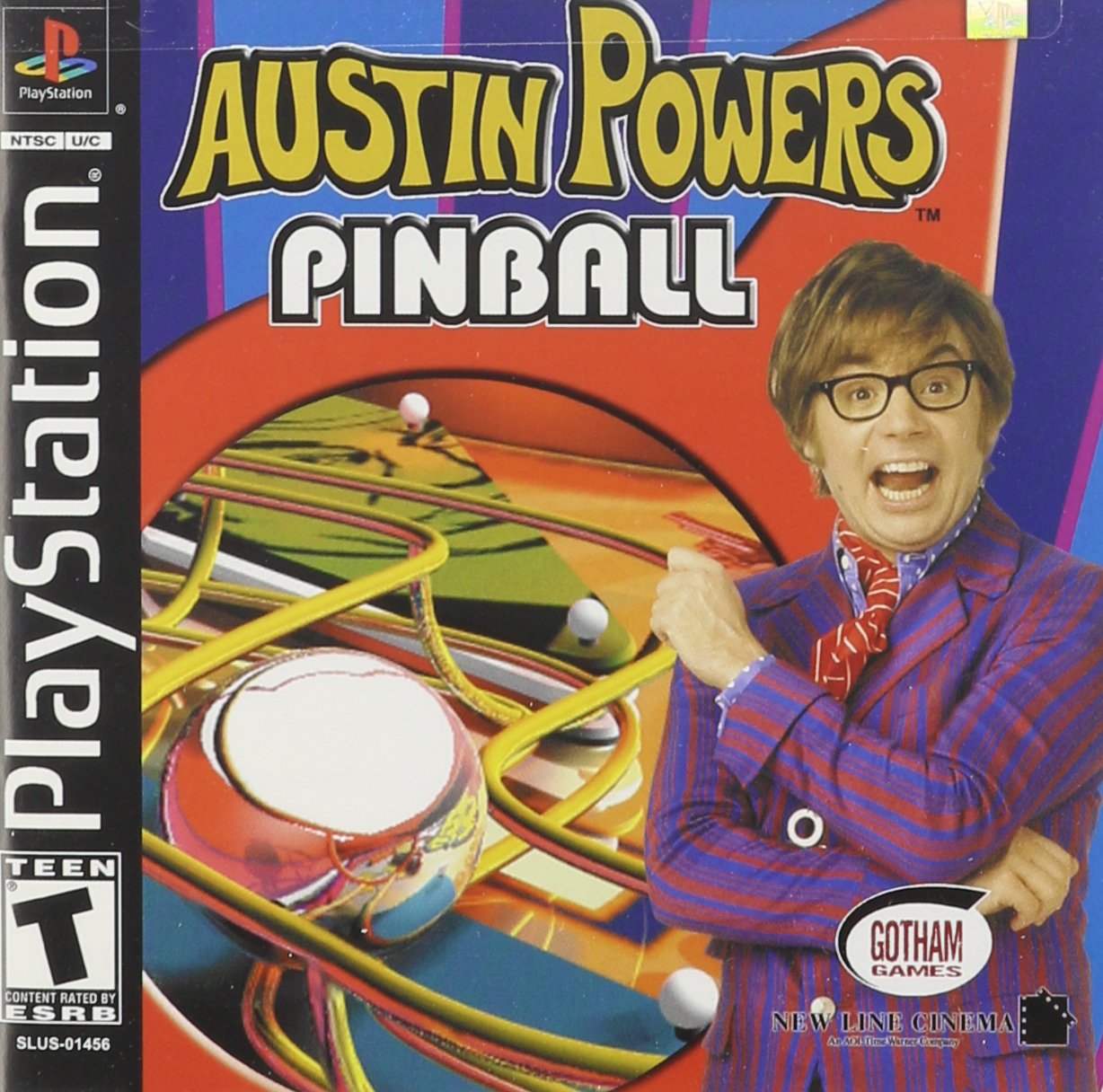 Austin Powers Pinball PS1 PlayStation 1 - Like New