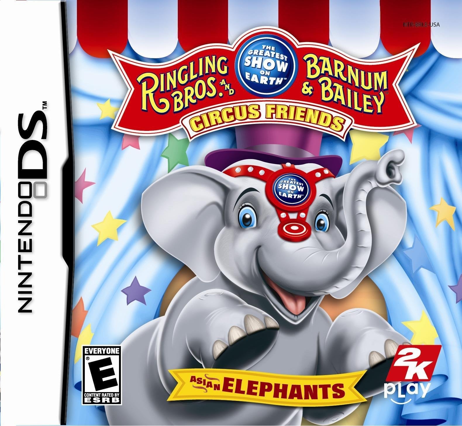 Ringling Bros Barnum Bailey Circus Friends Nintendo DS AD/NM - Very Good