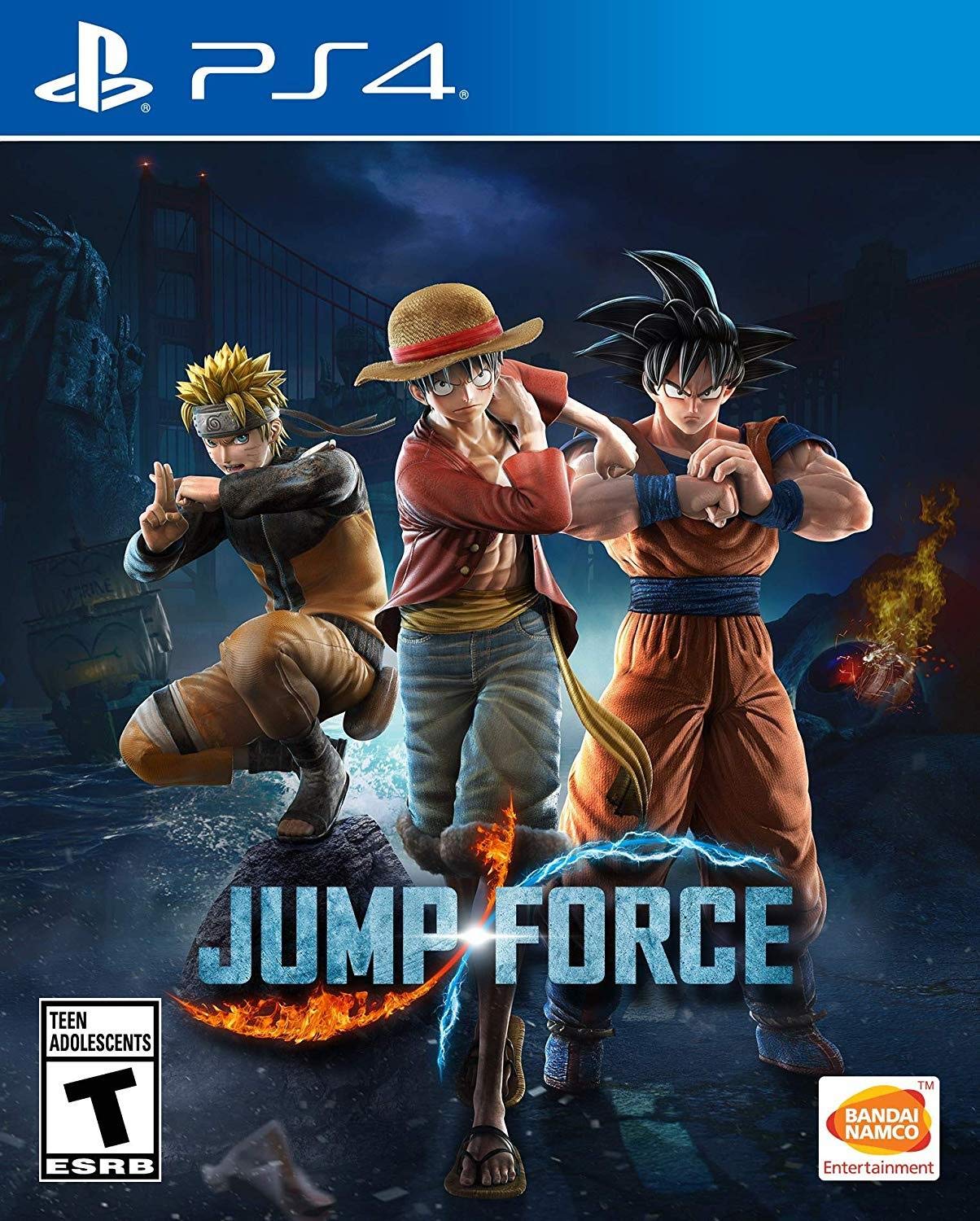 Jump force PS4 PlayStation 4 AD Complete CIB - Very Good