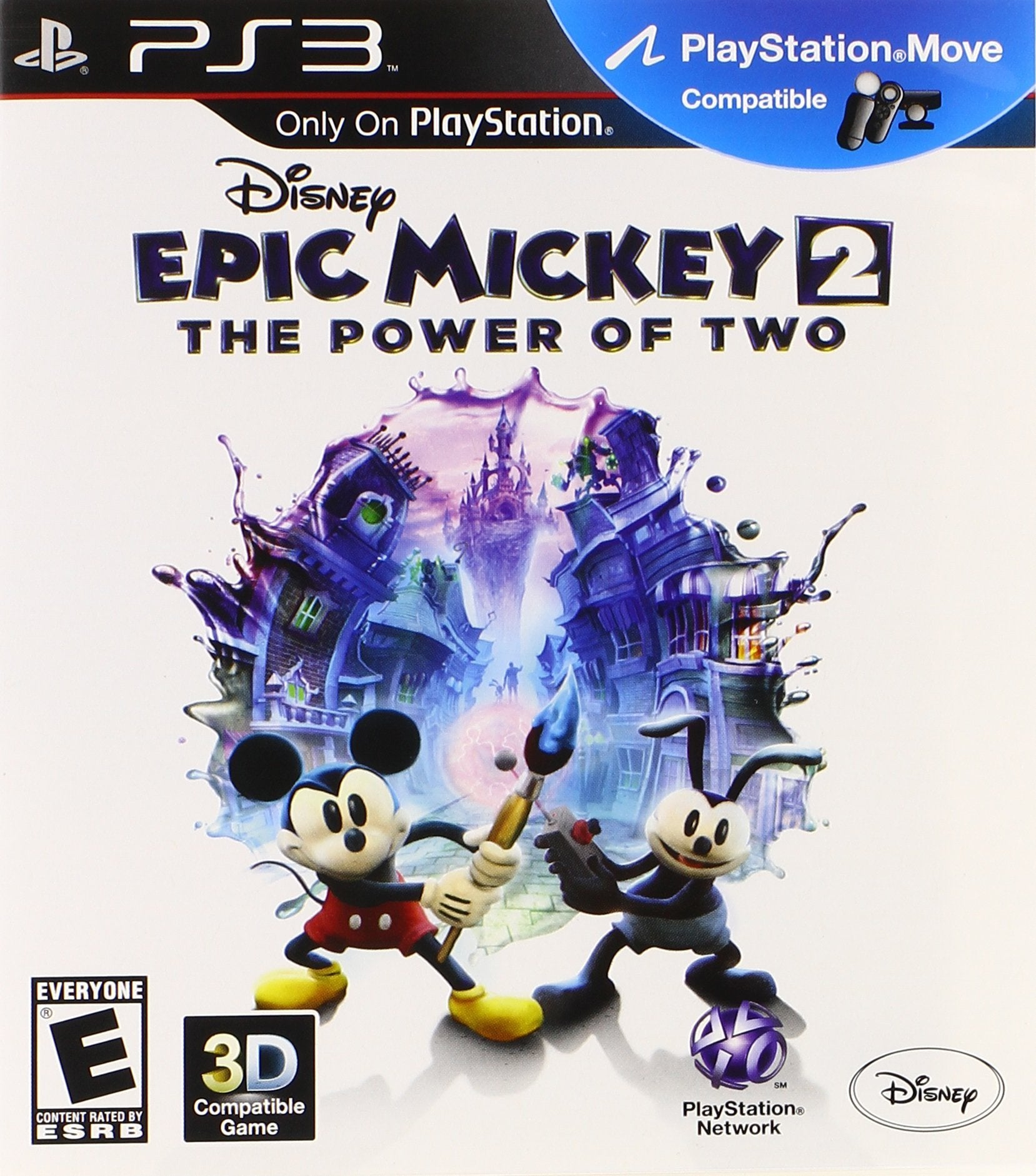 Disney Epic Mickey 2 The Power of Two PS3 PlayStation 3 Complete - Excellent