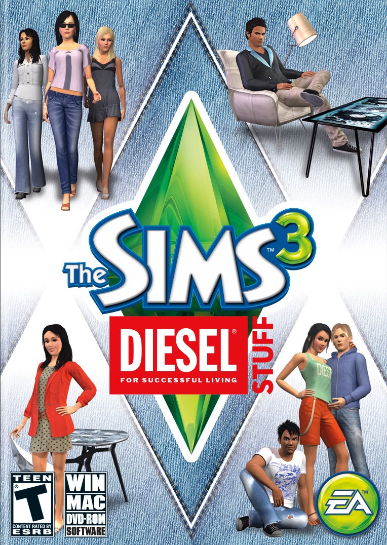 The Sims 3 Diesel Stuff PC AD Complete CIB - Very Good
