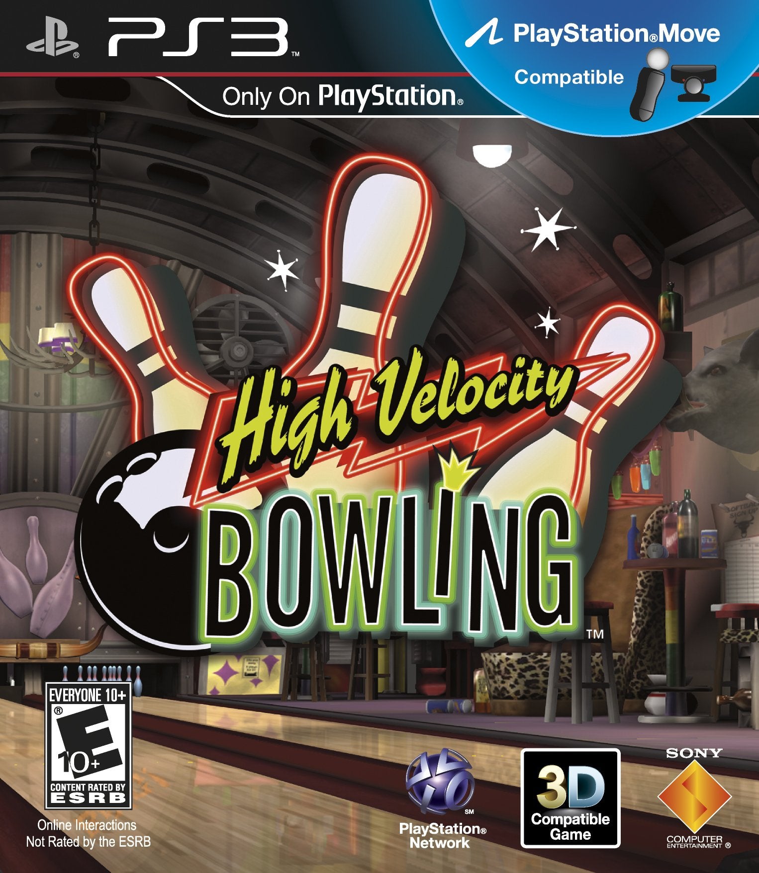High Velocity Bowling PS3 PlayStation 3 - Like New