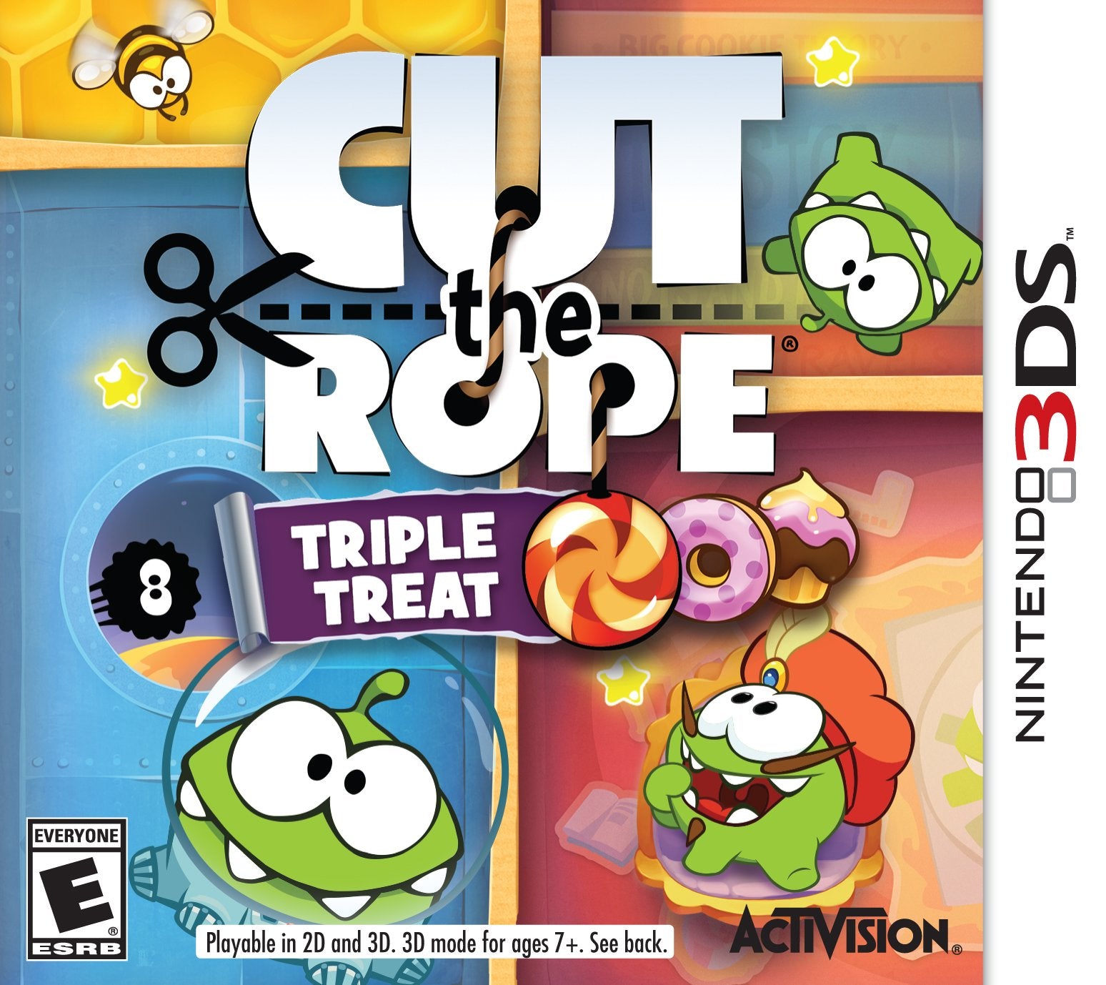 Cut The Rope Triple Treat Nintendo 3DS - Like New
