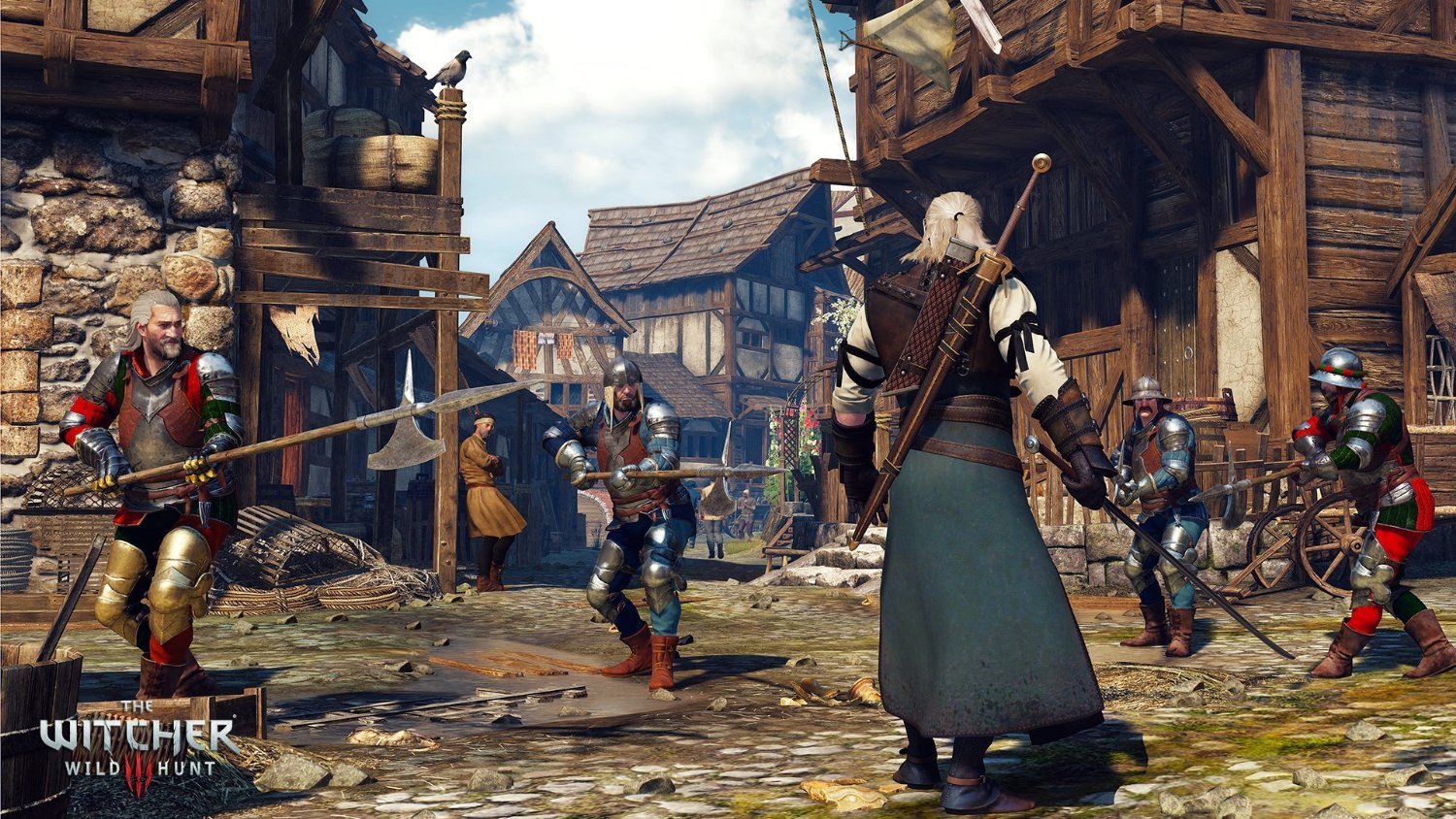 The Witcher 3 Wild Hunt PS4 Playstation 4 + Map/Soundtrack/Stickers - Like New