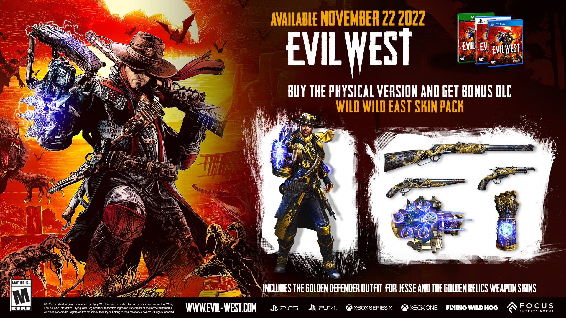 Evil West PS4 PlayStation 4 - Like New
