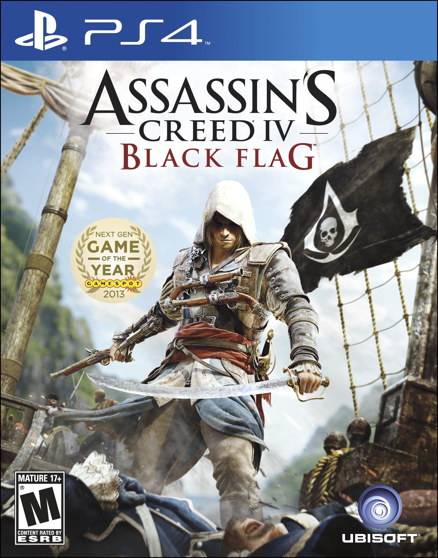 Assassin's Creed IV 4 Black Flag PS4 PlayStation 4 - Like New