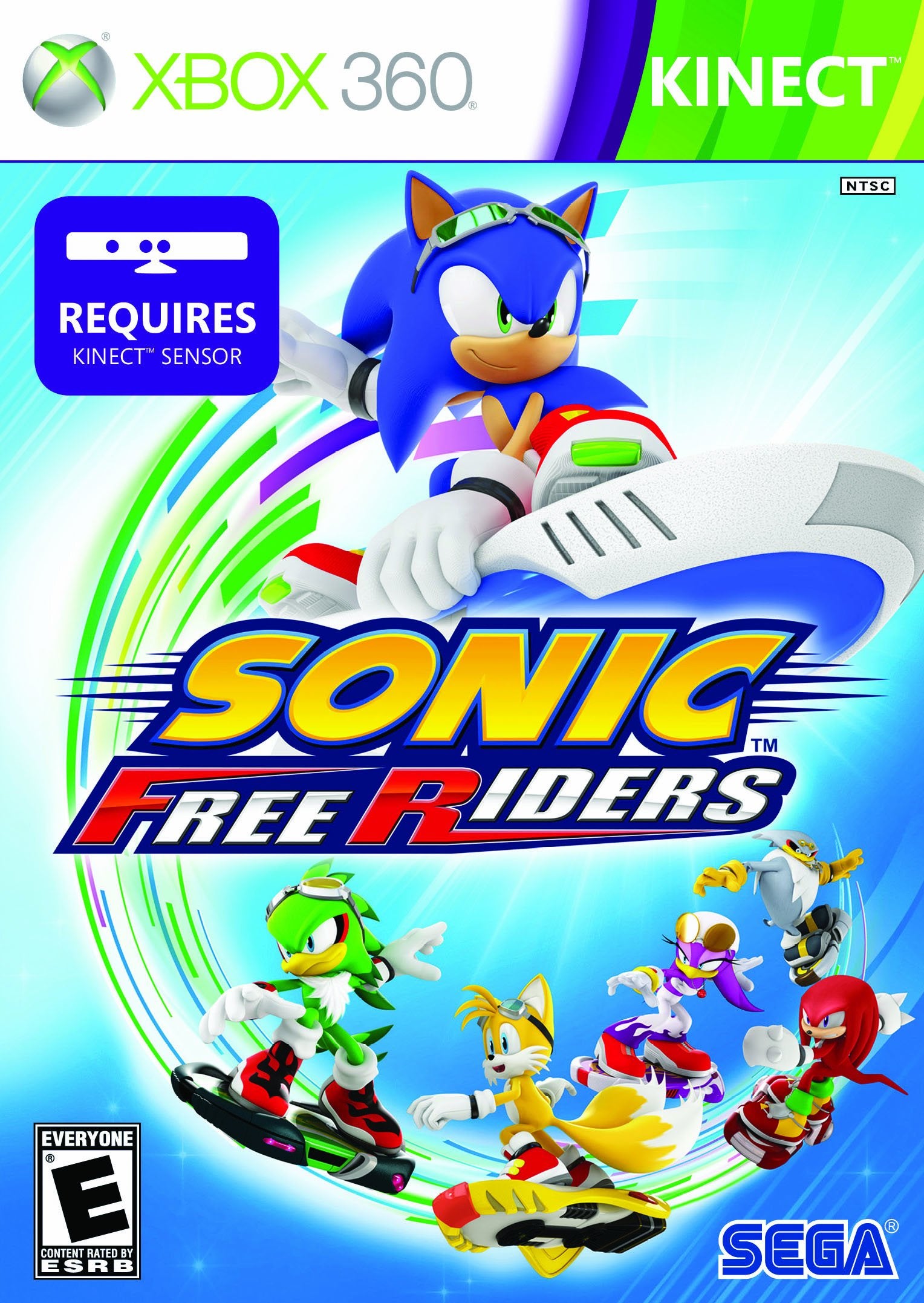 Sonic Free Riders Xbox 360 Complete - Excellent