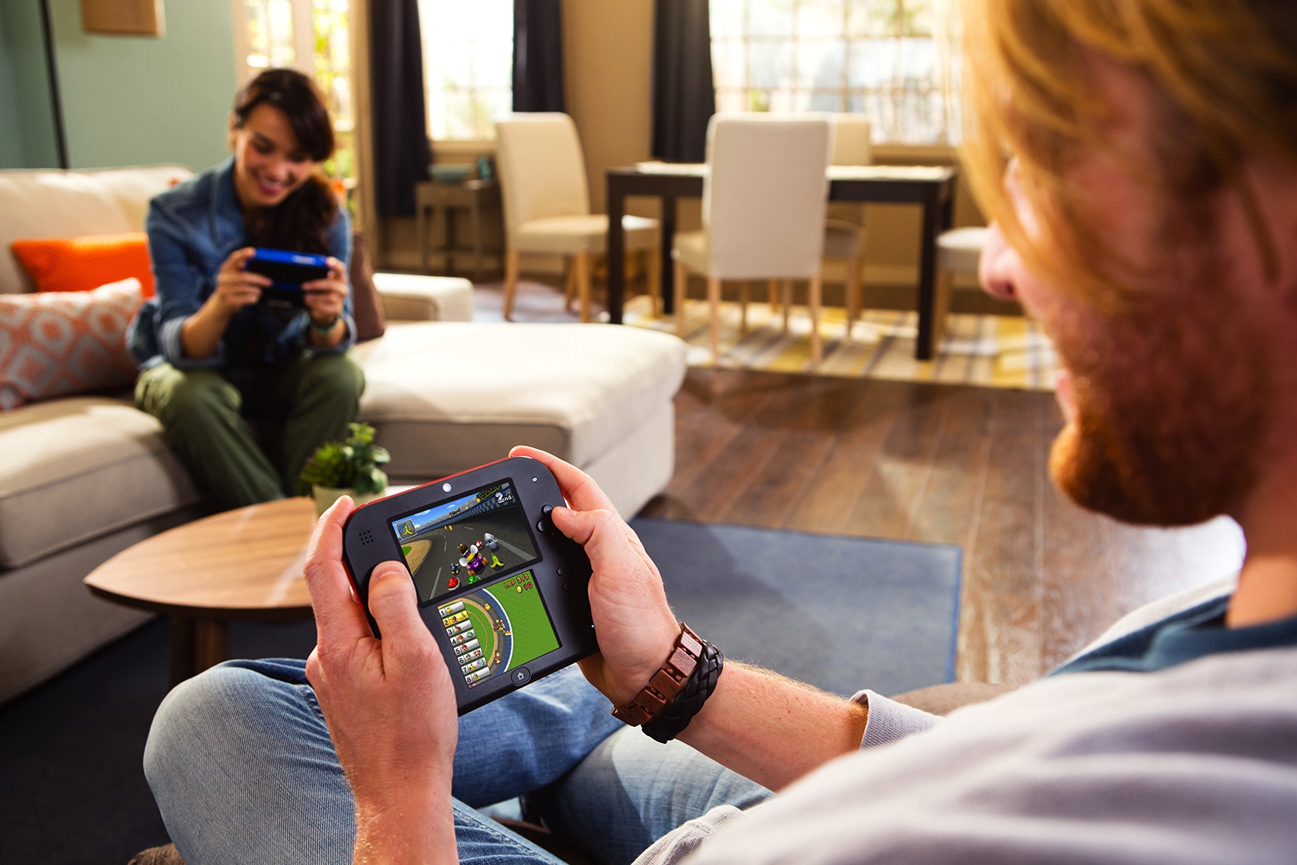 Nintendo 2DS Console - Electric Blue - Boxed - See Pics - Good