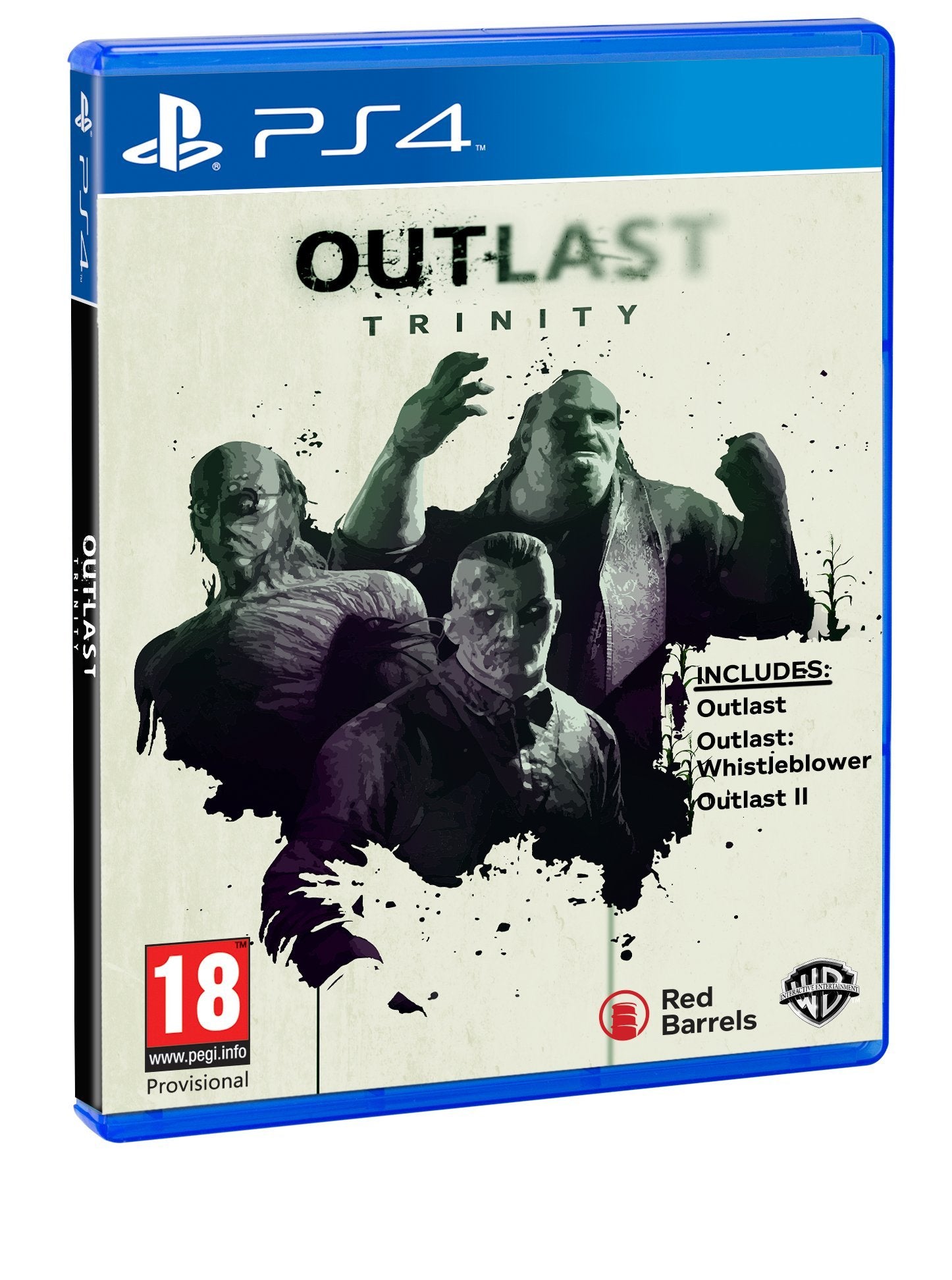 Outlast Trinity PS4 Playstation 4  Both Discs Only Authentic / Tested - Very Good