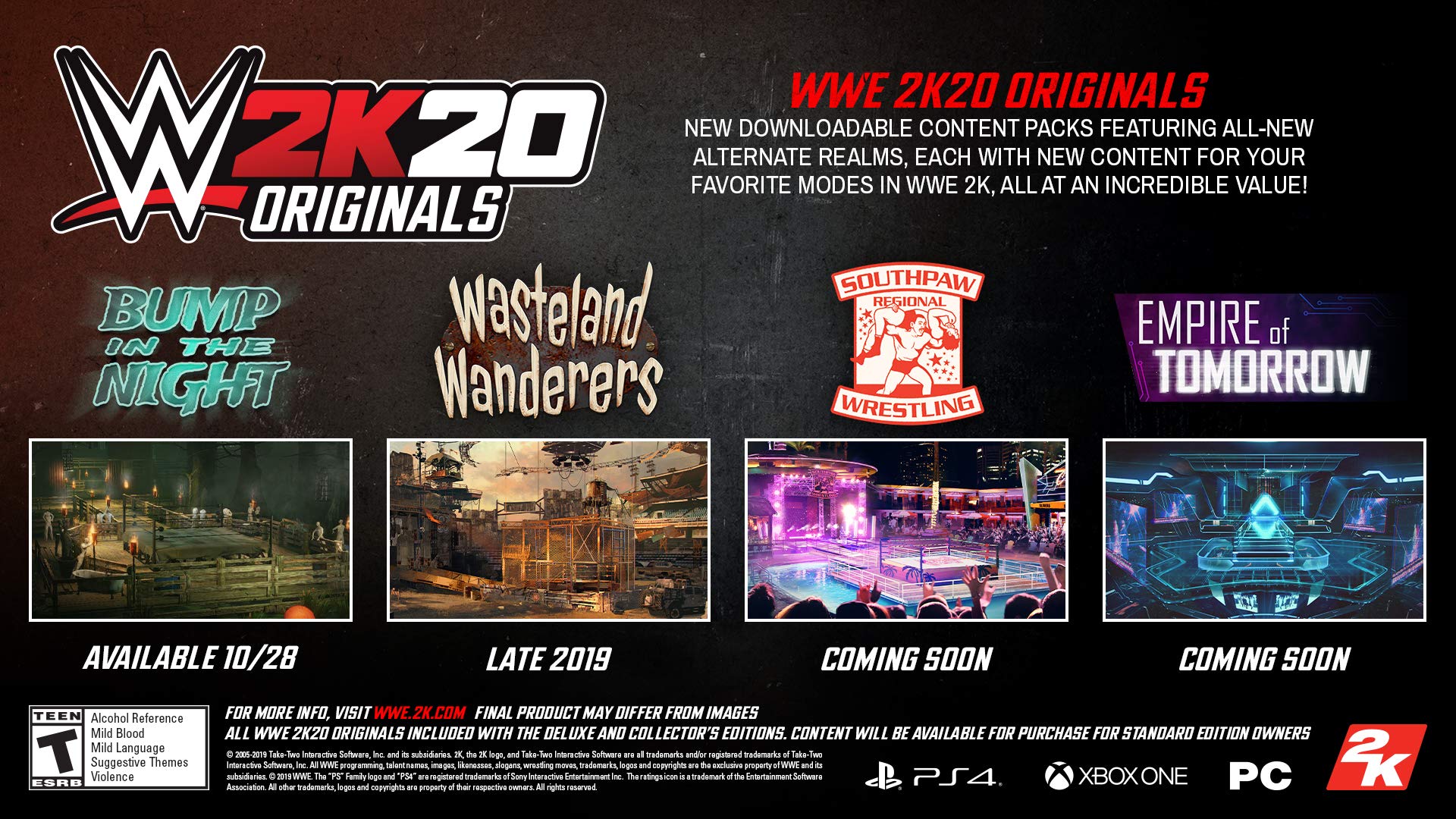 WWE 2K20 PS4 PlayStation 4 - Like New