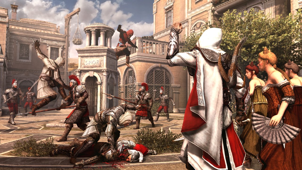 Assassin's Creed Ezio Trilogy Xbox 360 AD Complete CIB - Very Good