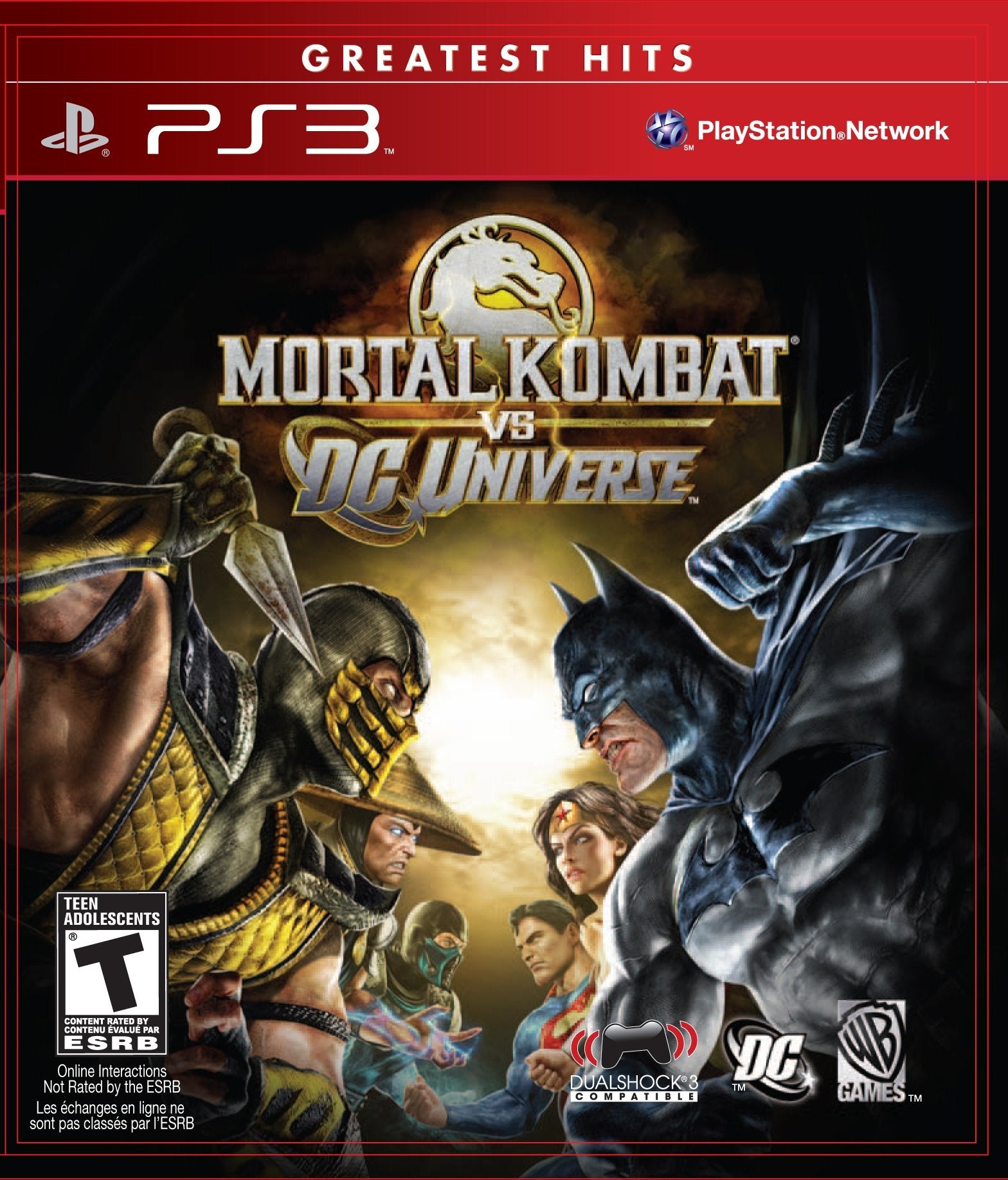 Mortal Kombat vs DC Universe PS3 PlayStation 3 GH Complete - Excellent
