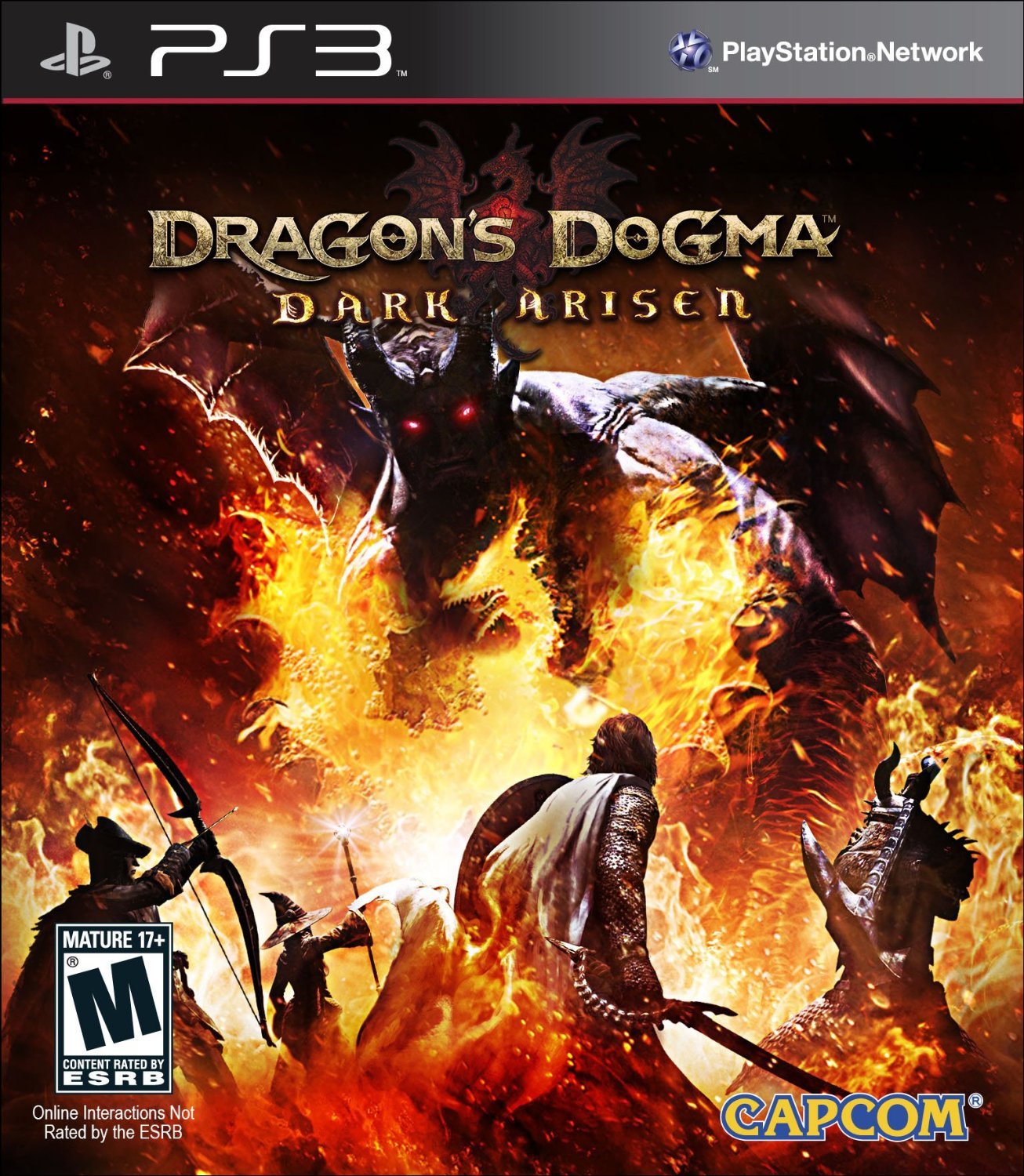 Dragon's Dogma Dark Arisen PS3 PlayStation 3 AD Complete CIB - Very Good