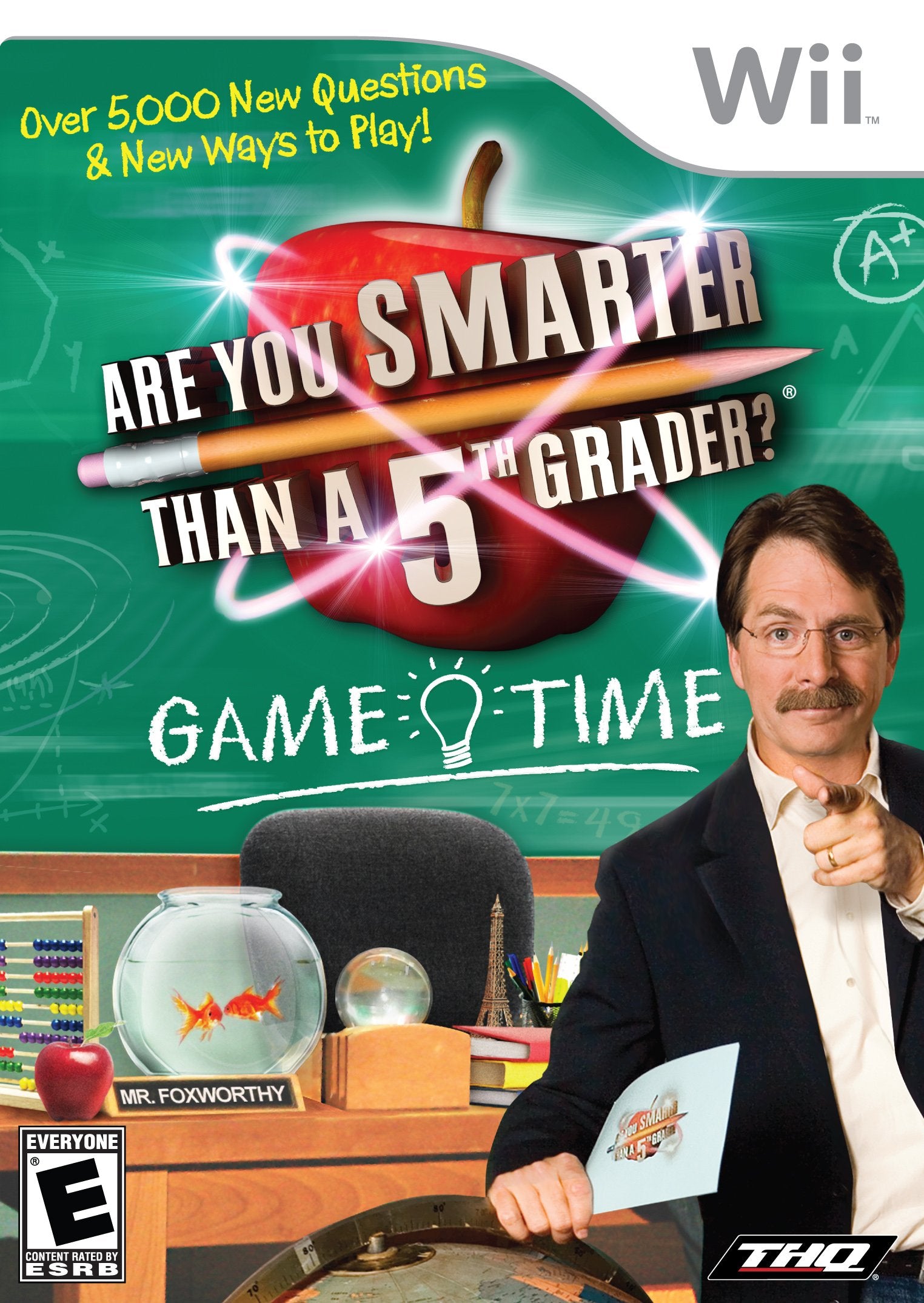 Are You Smarter Than a 5th Grader Game Time Nintendo Wii Complete - Excellent