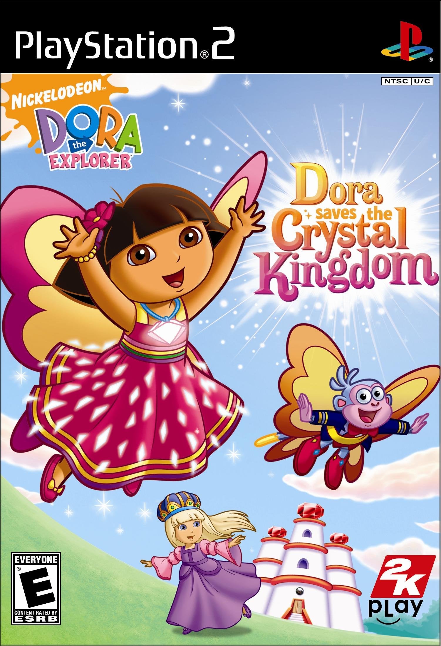 Dora the Explorer Dora Saves the Crystal Kingdom PS2 PlayStation 2 - Like New
