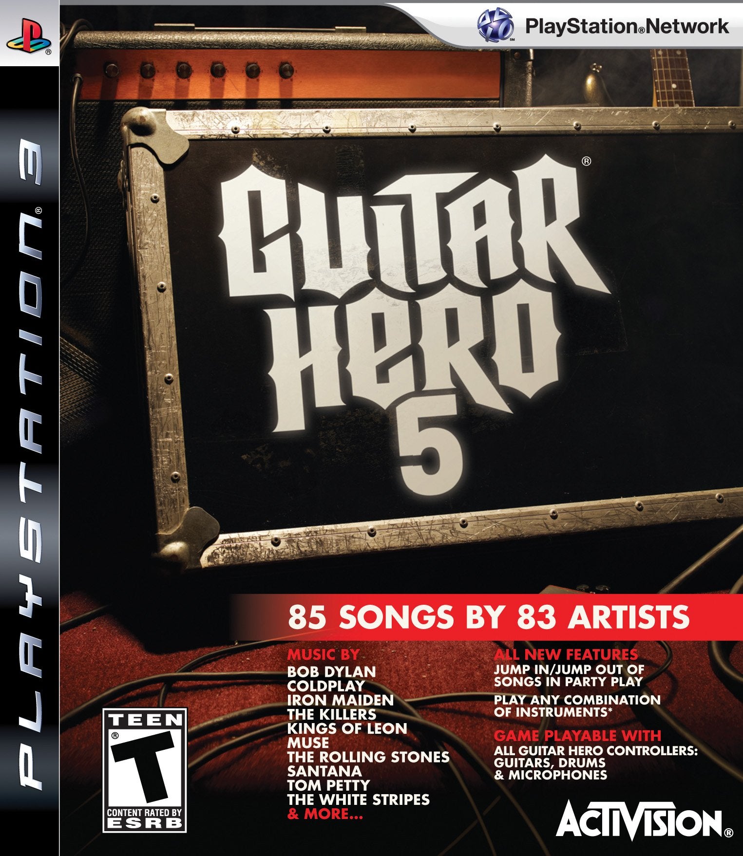 Guitar Hero 5 PS3 PlayStation 3 AD/NM - Very Good