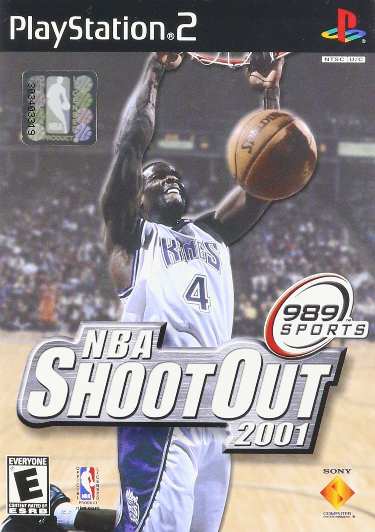 NBA Shootout 2001 PS2 PlayStation 2 - Like New