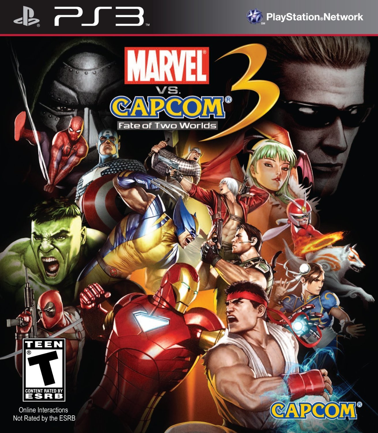 Marvel vs Capcom 3 Fate of Two Worlds PS3 PlayStation 3 AD/NM - Very Good