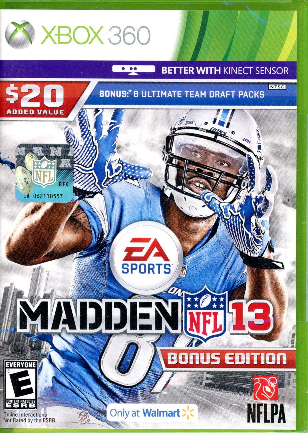 Madden NFL 13 Bonus Edition Xbox 360 AD/NM - Very Good