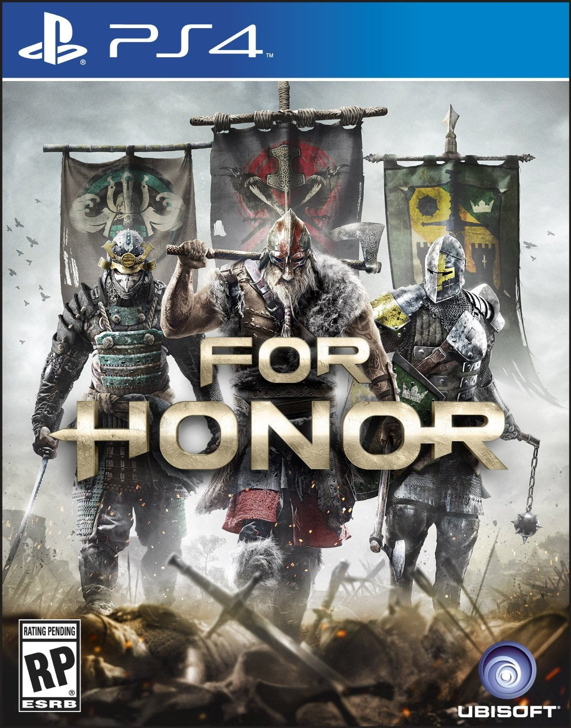For Honor PS4 PlayStation 4 AD/DD Complete CIB - Very Good