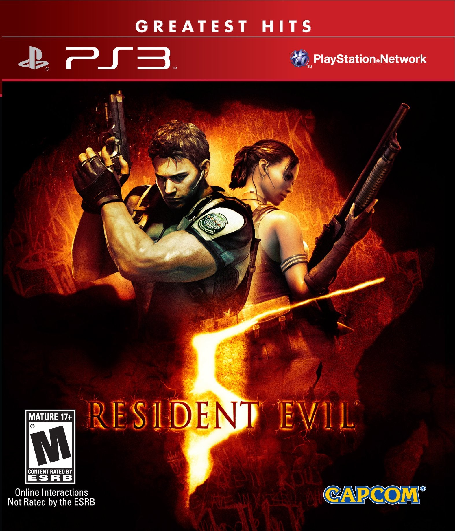 Resident Evil 5 PS3 PlayStation 3 Greatest Hits Complete - Excellent