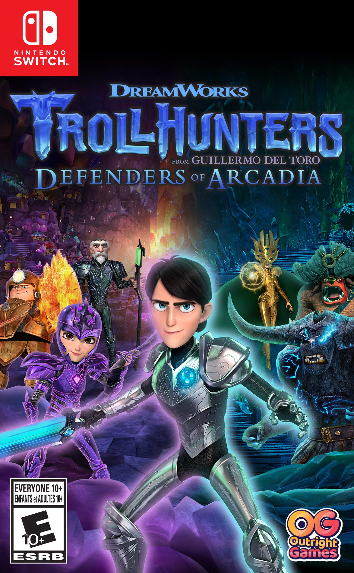 Trollhunters Defenders of Arcadia Nintendo Switch - Like New
