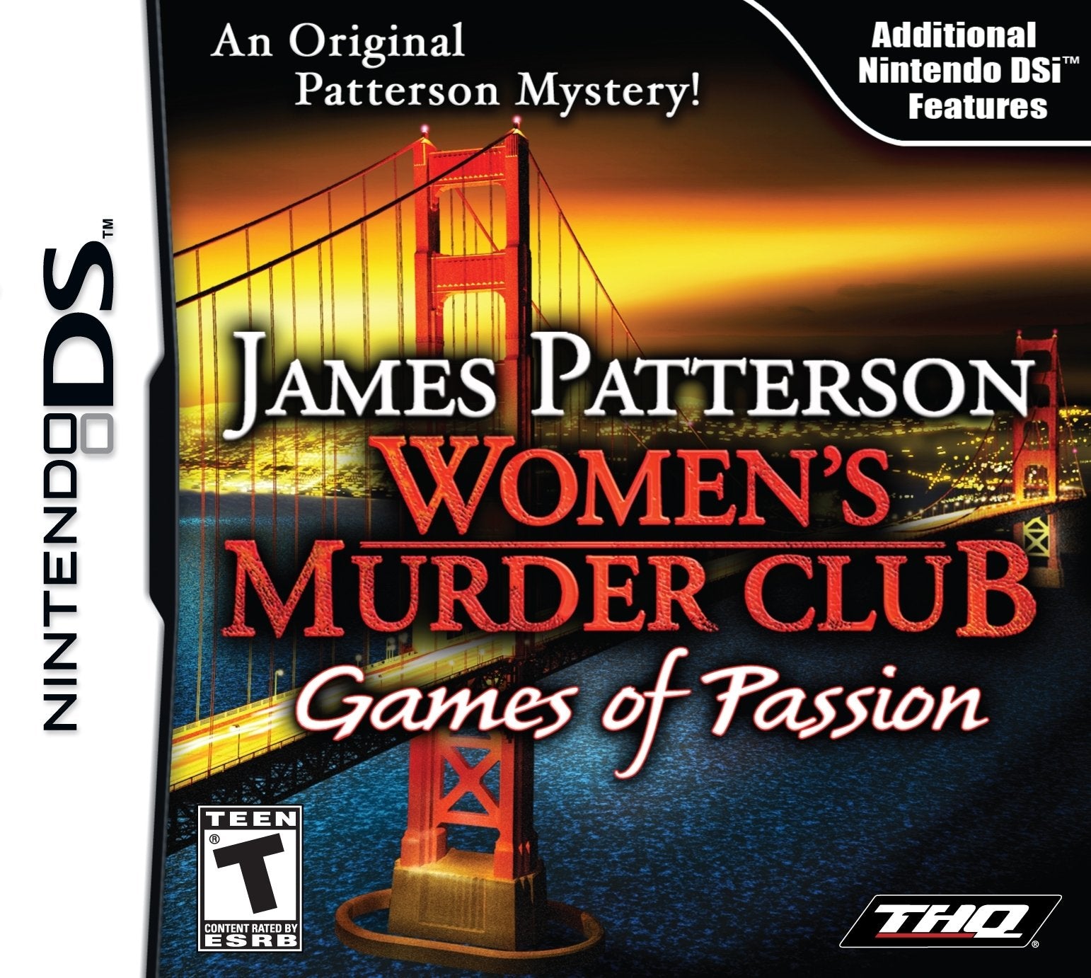 Women's Murder Club Games of Passion Nintendo DS Complete - Excellent