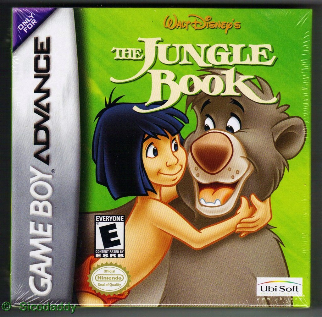 Disney's Jungle Book - Game Boy Advance GBA Cart Only Authentic / Tested - Very Good