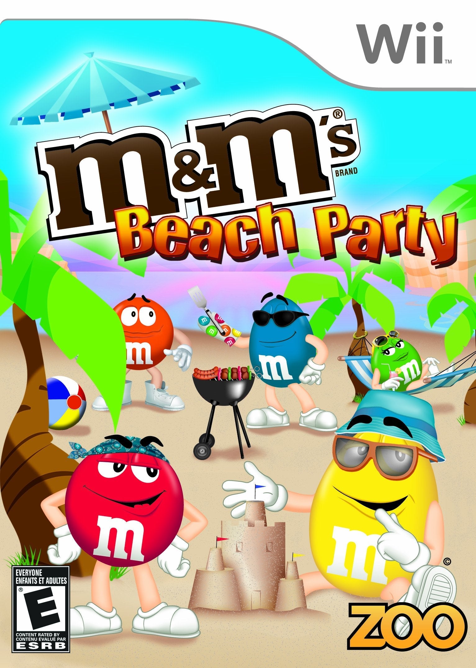 M&Ms Beach Party Nintendo Wii - Like New
