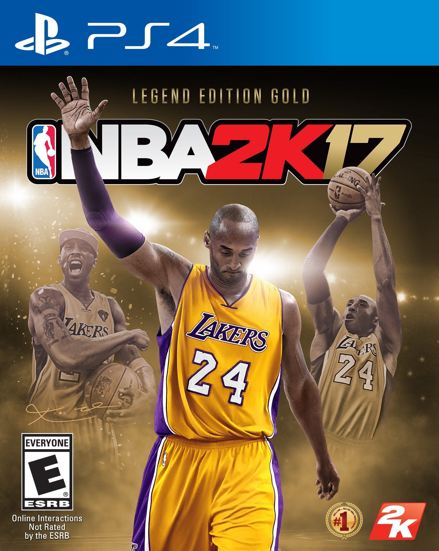 NBA 2K17 Legends Gold PS4 PlayStation 4 AD Complete CIB - Very Good