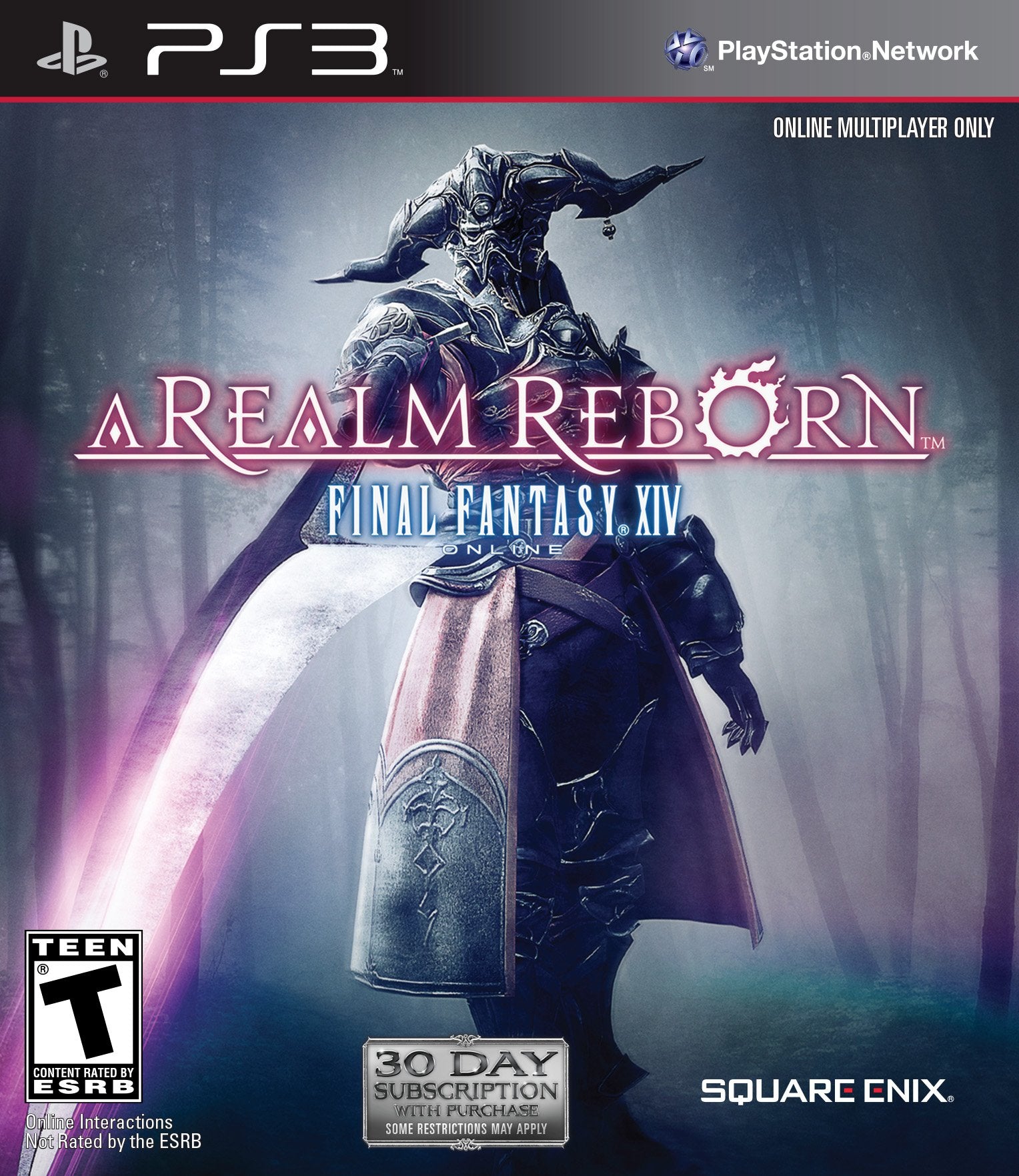 Final Fantasy XIV A Realm Reborn PS3 PlayStation 3 - Like New