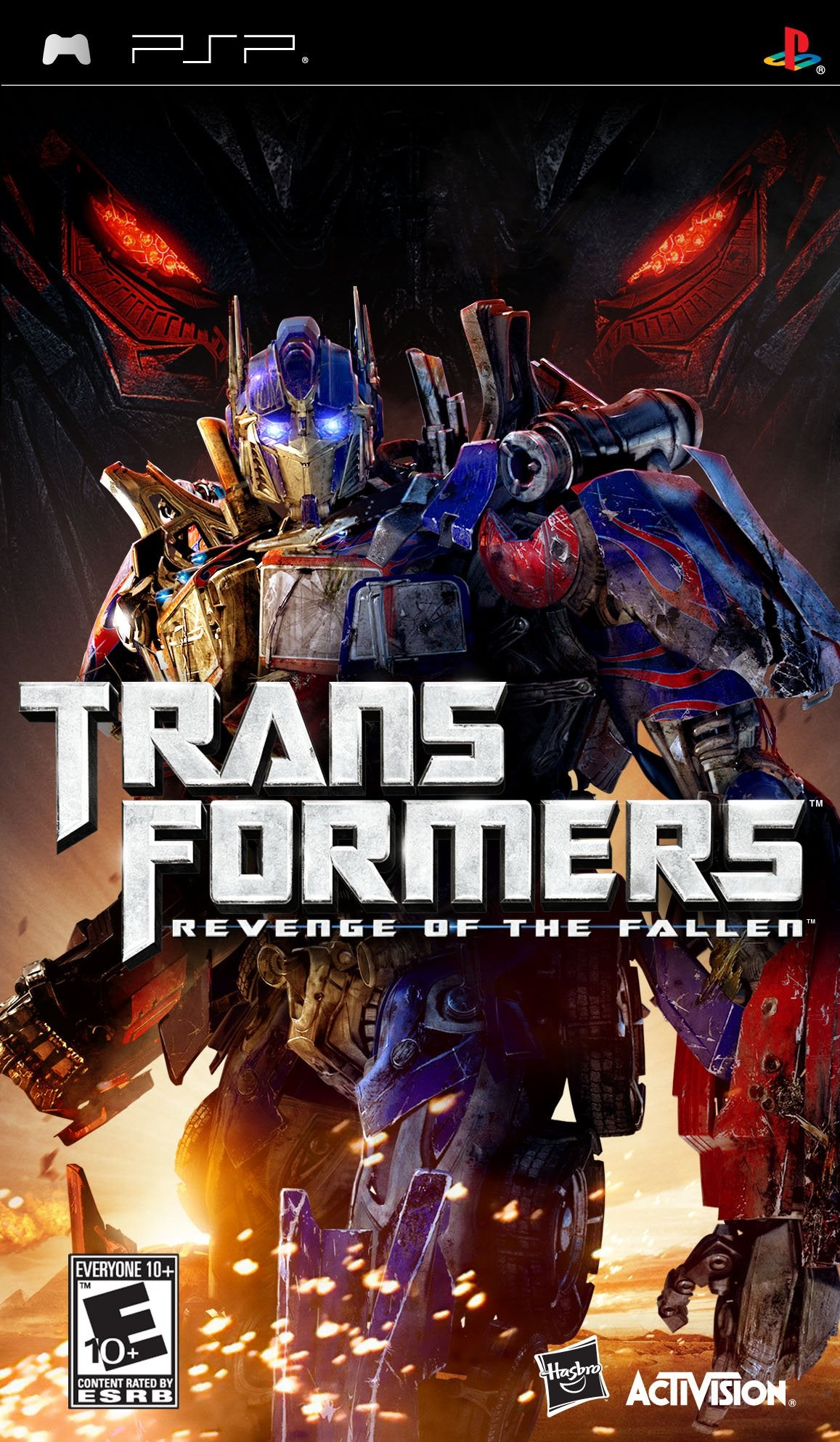 Transformers Revenge of the Fallen Sony PSP Clear UMD Complete - Excellent