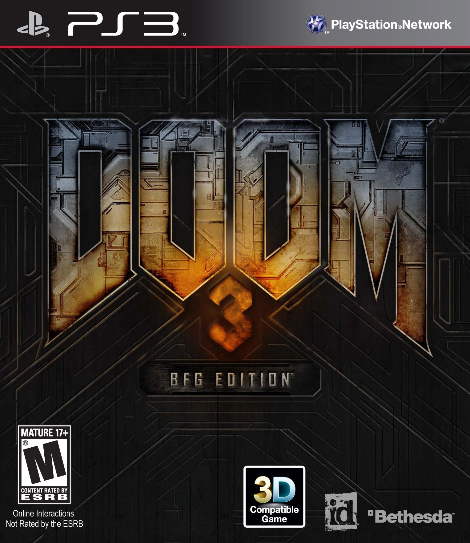 Doom 3 BFG Edition PS3 PlayStation 3 Complete - Excellent