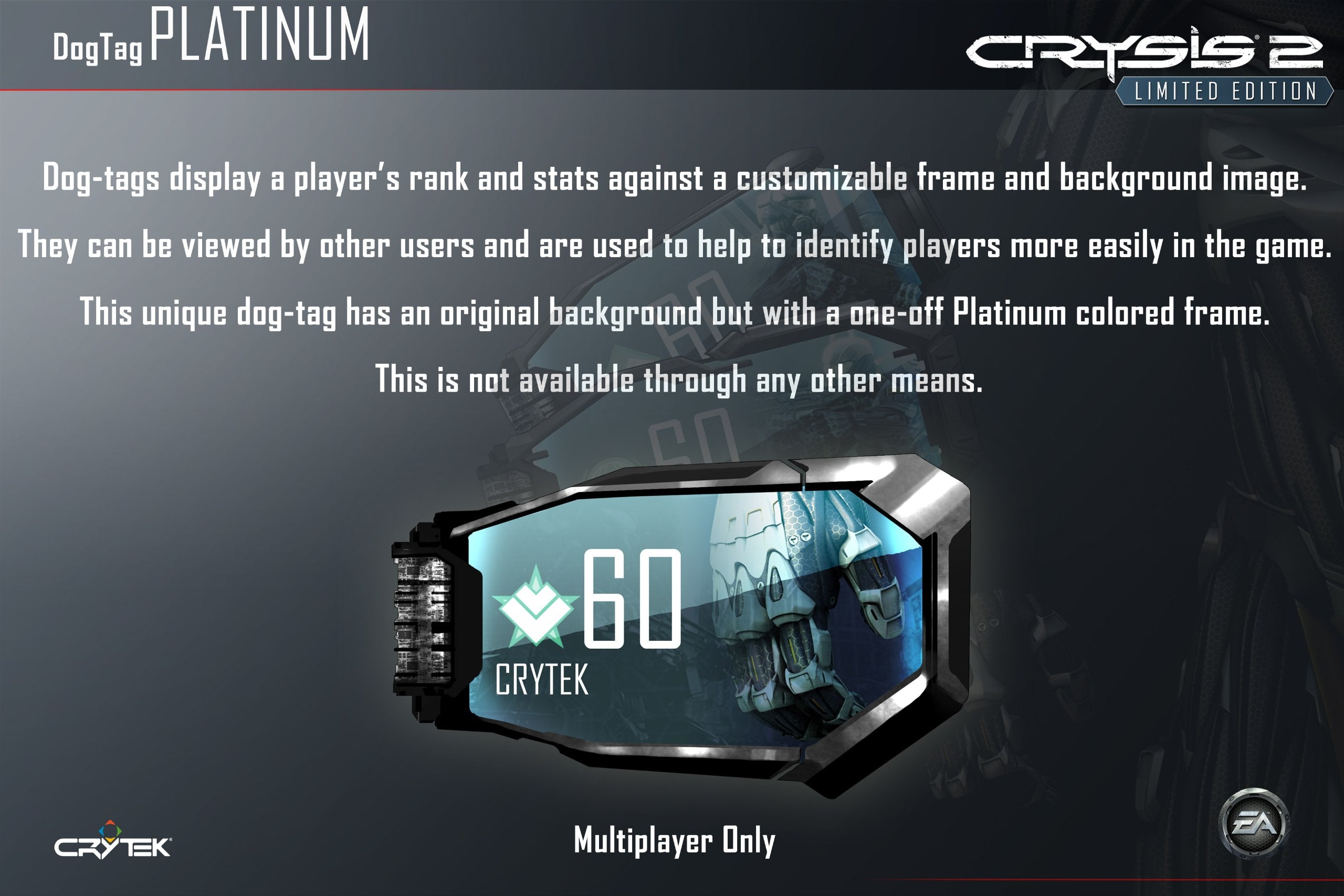 Crysis 2 Xbox 360 AD/NM - Very Good