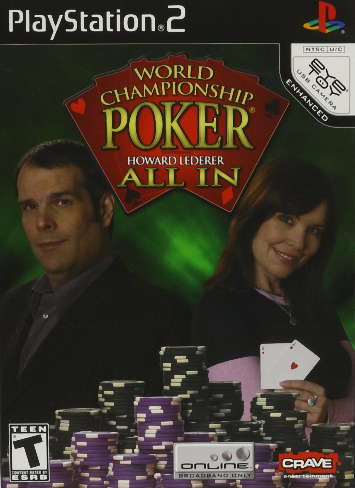 World Championship Poker All In PS2 PlayStation 2 - Very Good