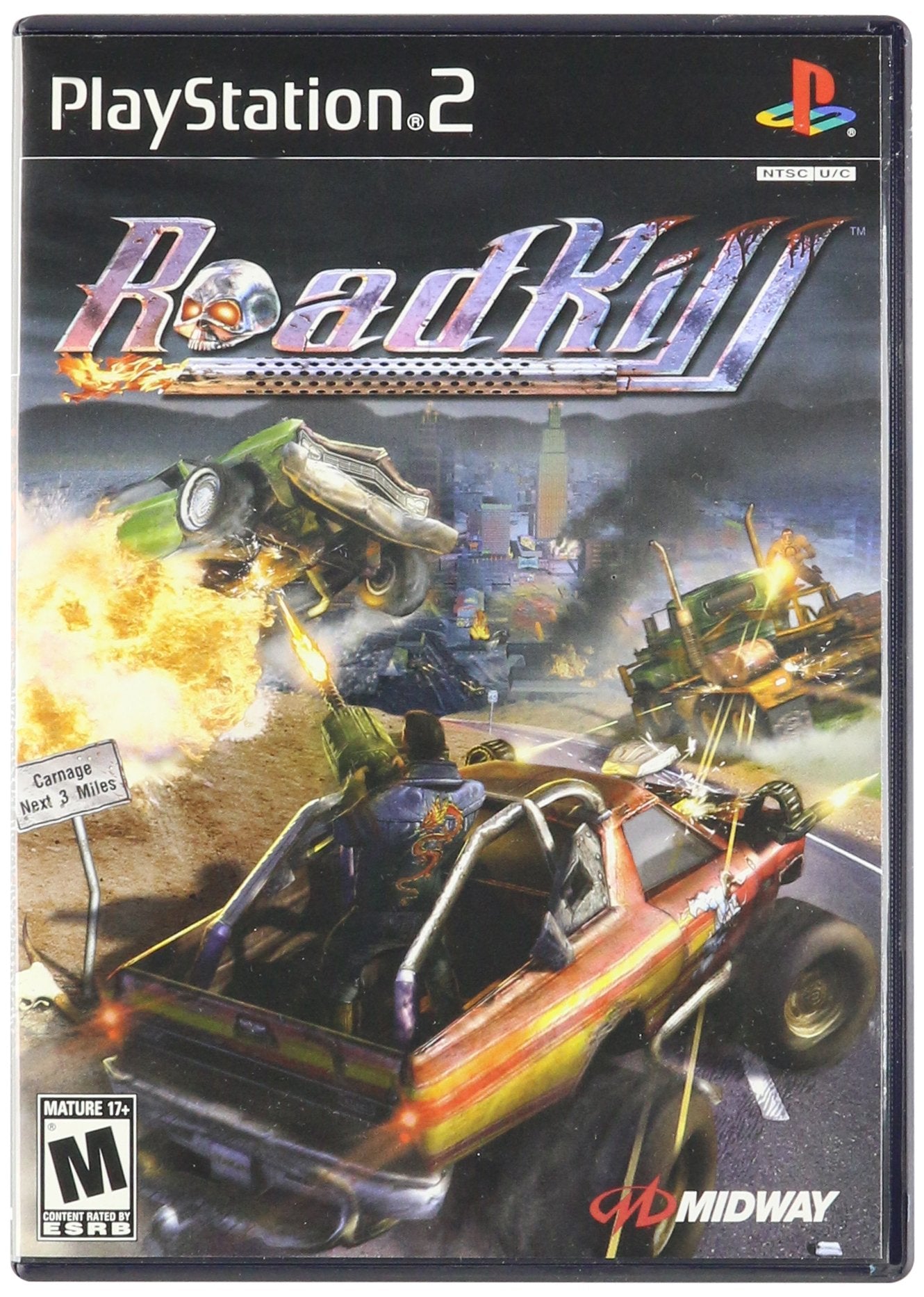 RoadKill PS2 PlayStation 2 + Reg Card - Like New
