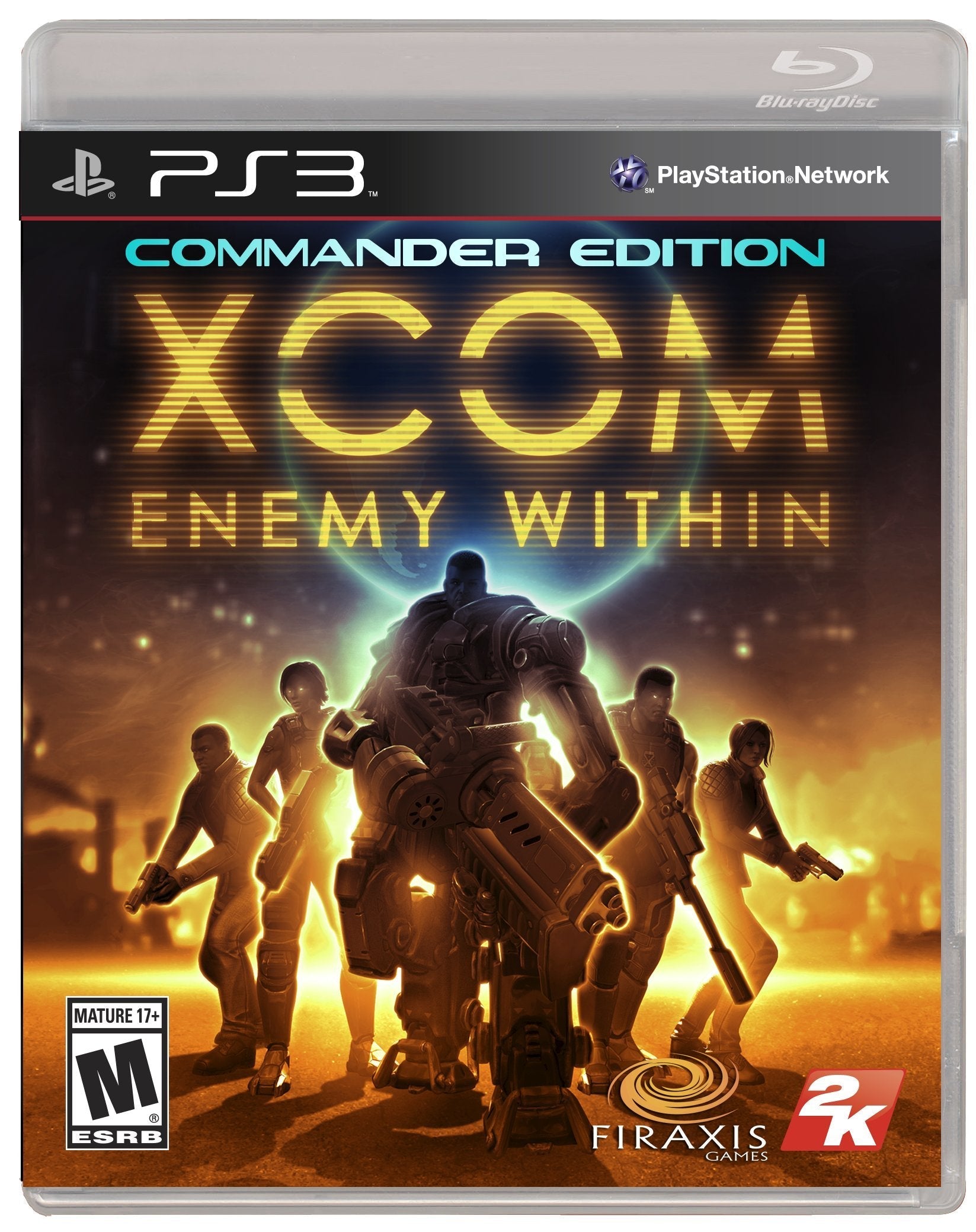 XCOM Enemy Within Commander Edition PS3 PlayStation 3 AD Complete CIB - Very Good