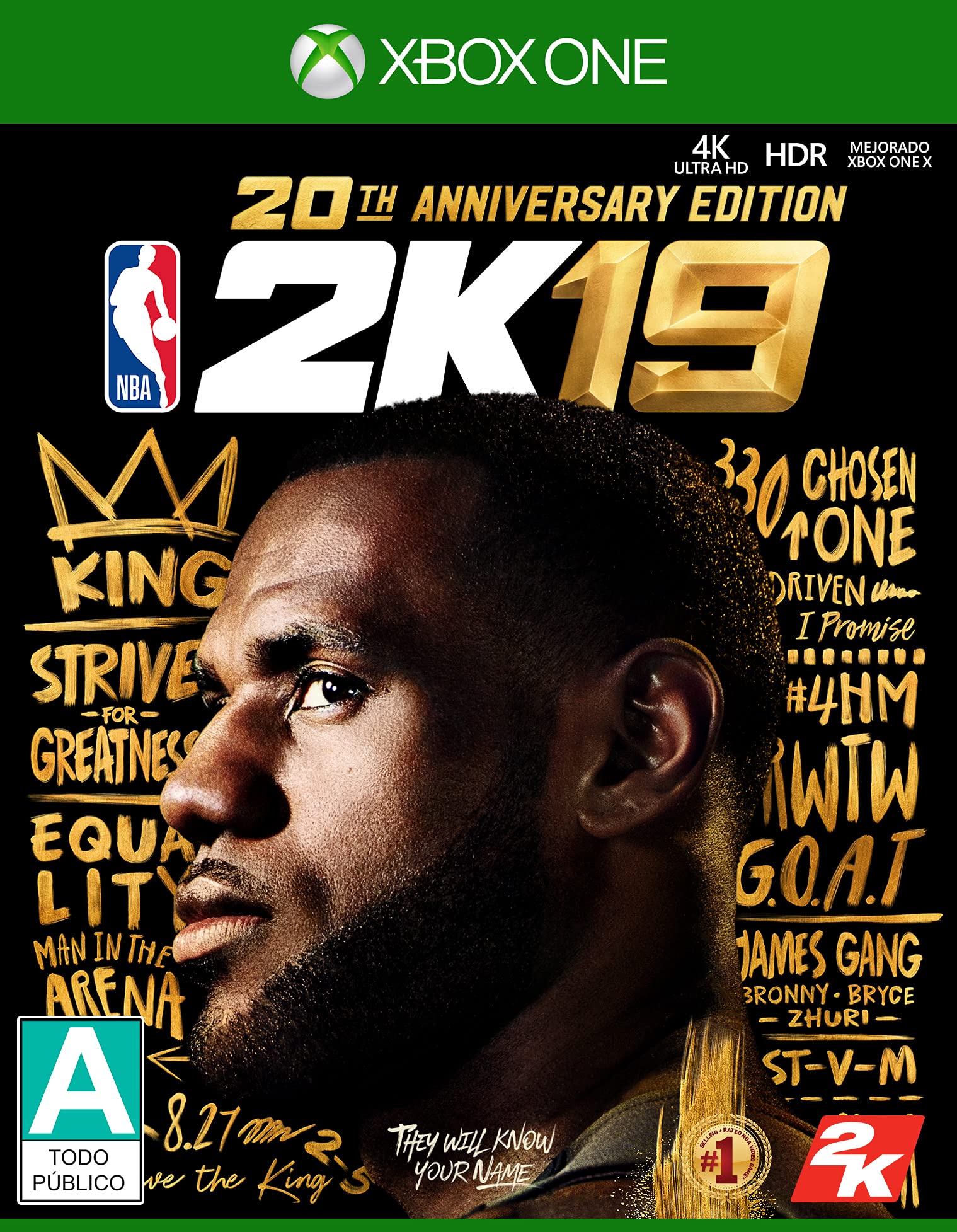 NBA 2K19 20th Anniversary Xbox One - Like New