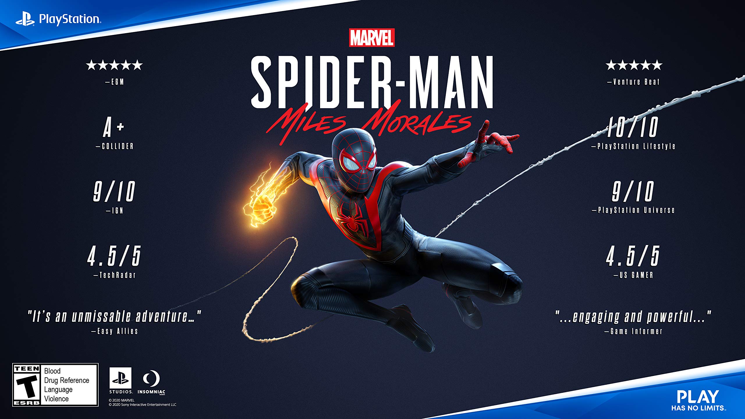 Marvel's Spider-Man Miles Morales PS4 PlayStation 4 AD - Very Good