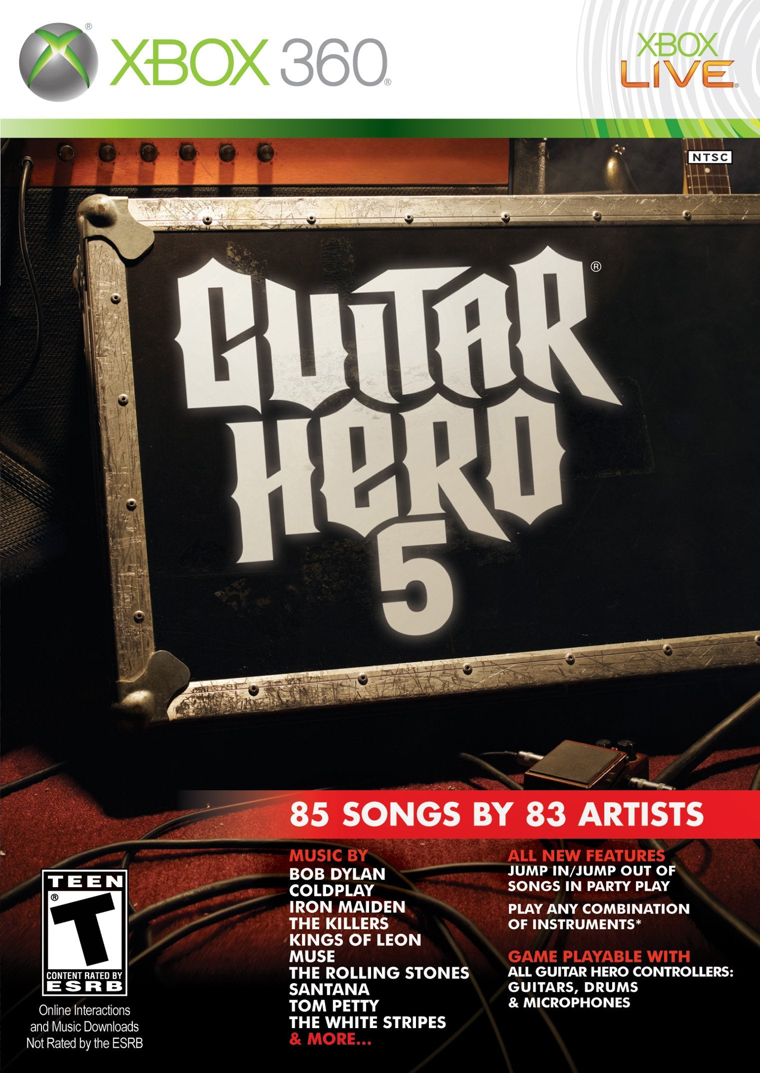 Guitar Hero 5 Xbox 360 Complete - Excellent