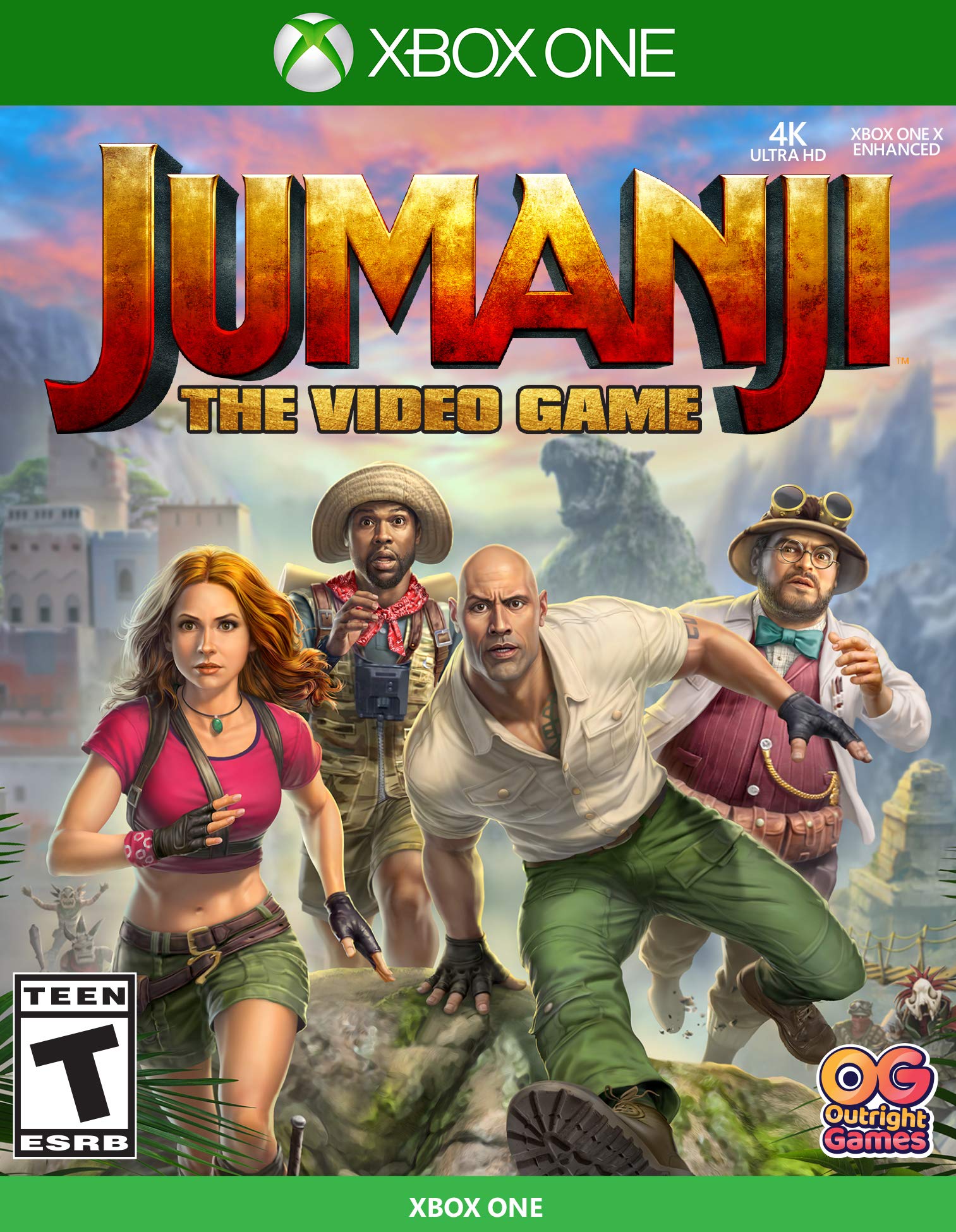 Jumanji The Video Game Xbox One Complete - Excellent