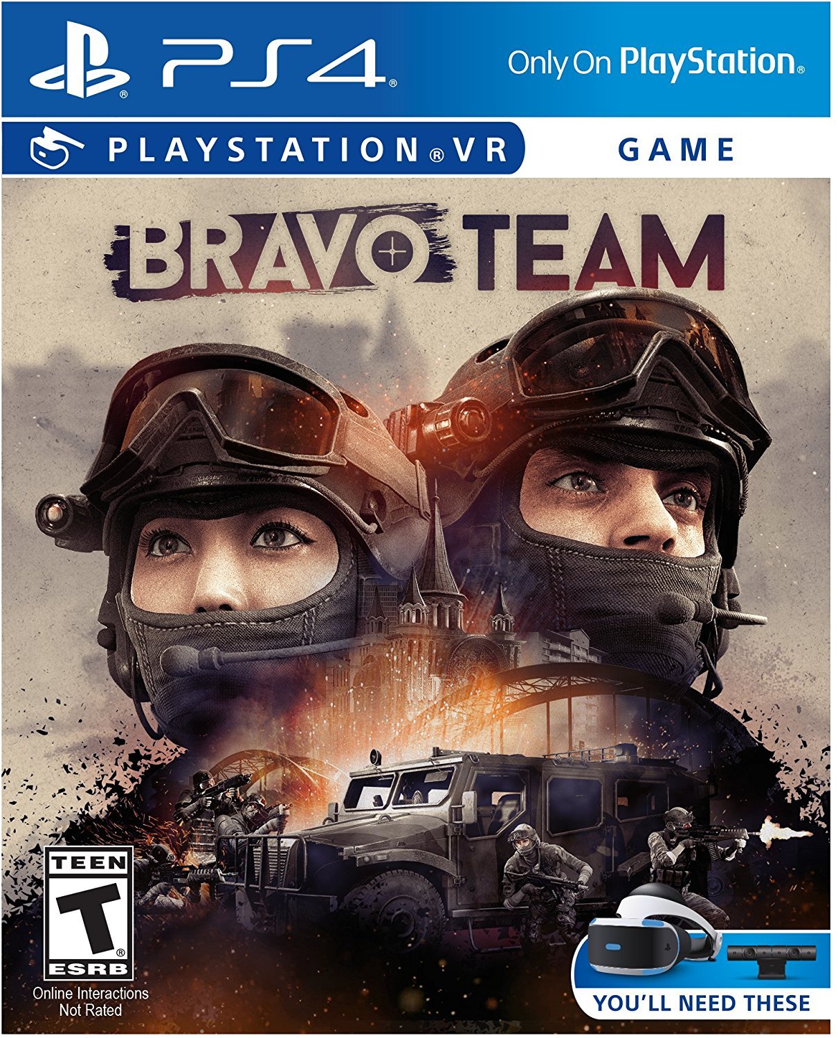 Bravo Team - PSVR PS4 PlayStation 4 - Like New