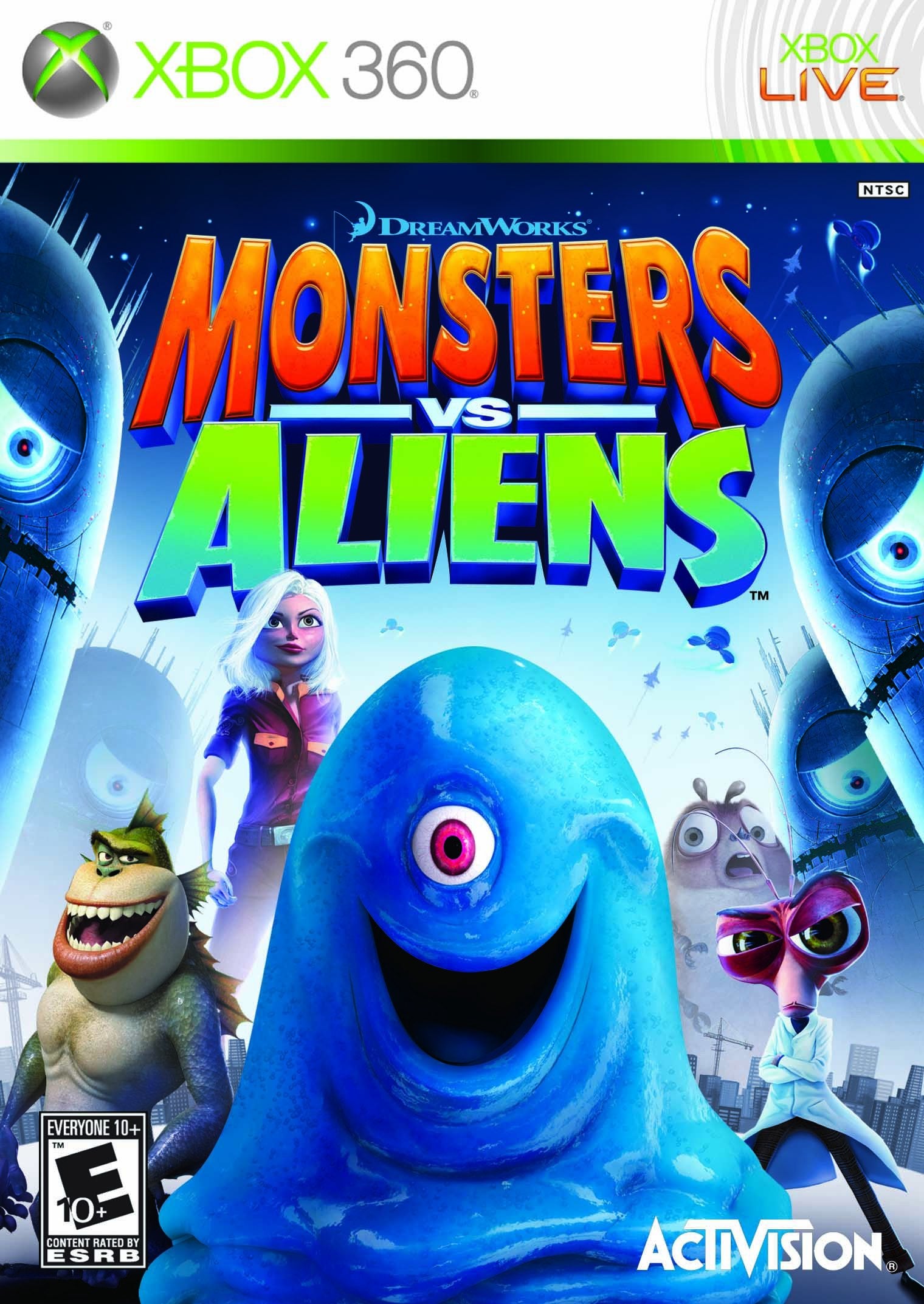 Monsters vs. Aliens Xbox 360 Complete - Excellent