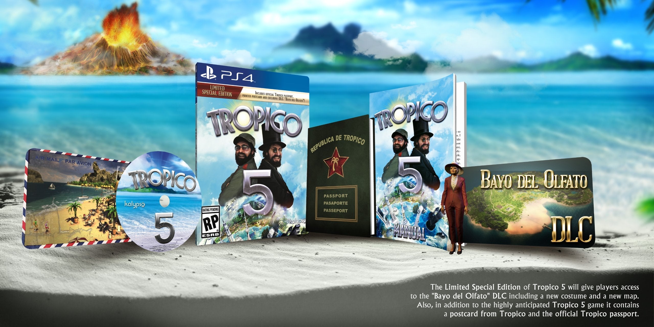 Tropico 5 PS4 PlayStation 4  Limited Edition - Like New