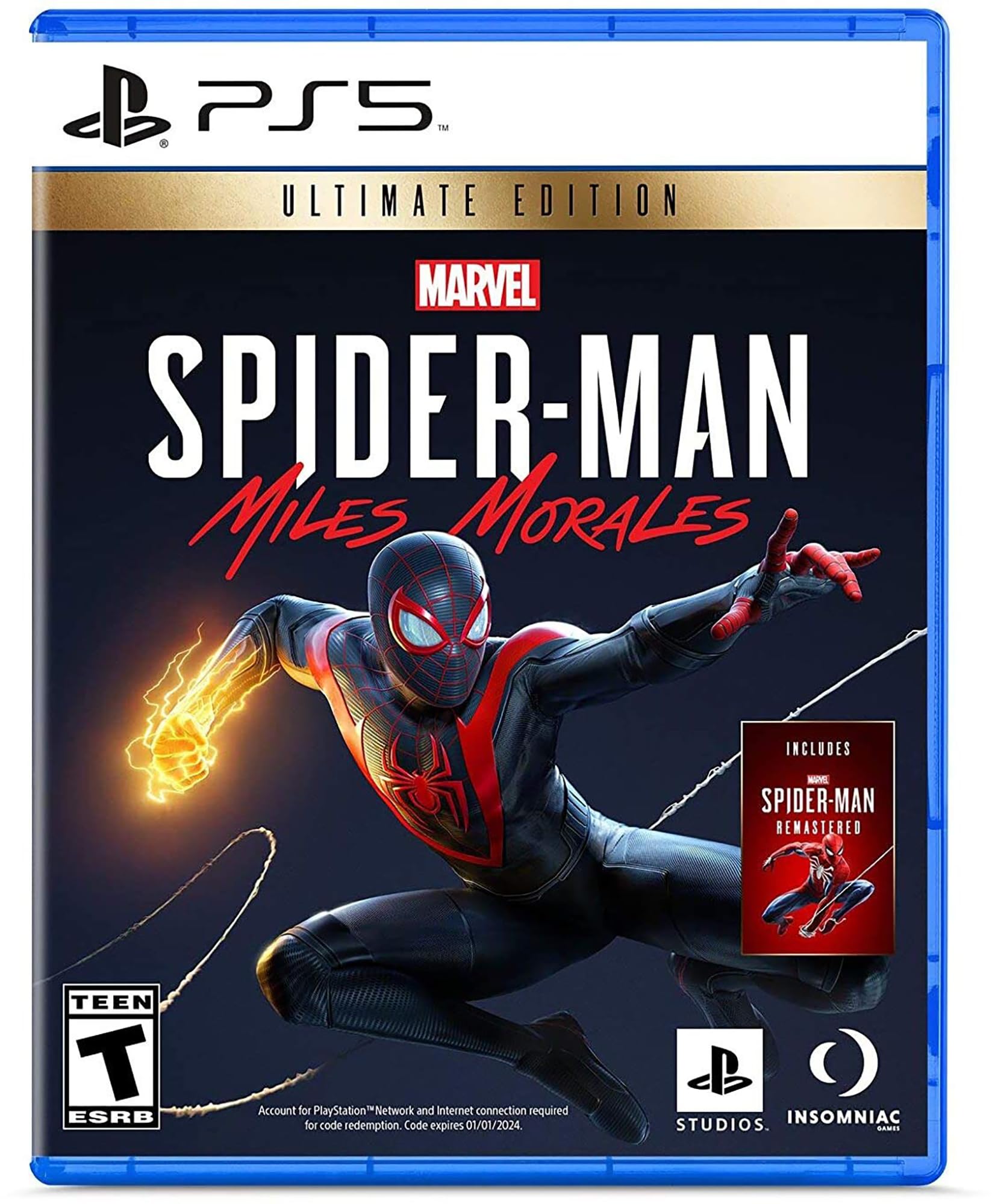 Marvel Spider-Man Miles Morales Ultimate Edition PS5 PlayStation 5 - Like New