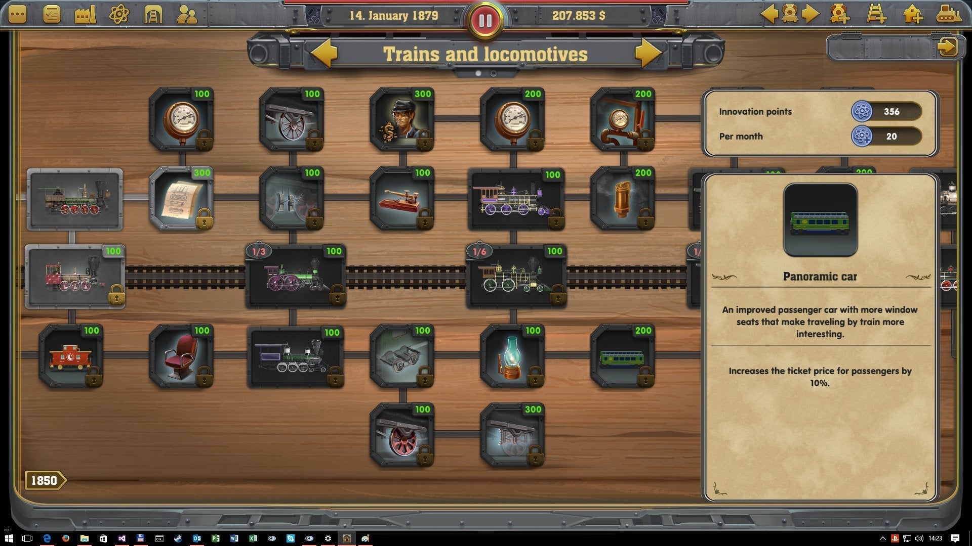 Railway Empire PS4 PlayStation 4 - Like New
