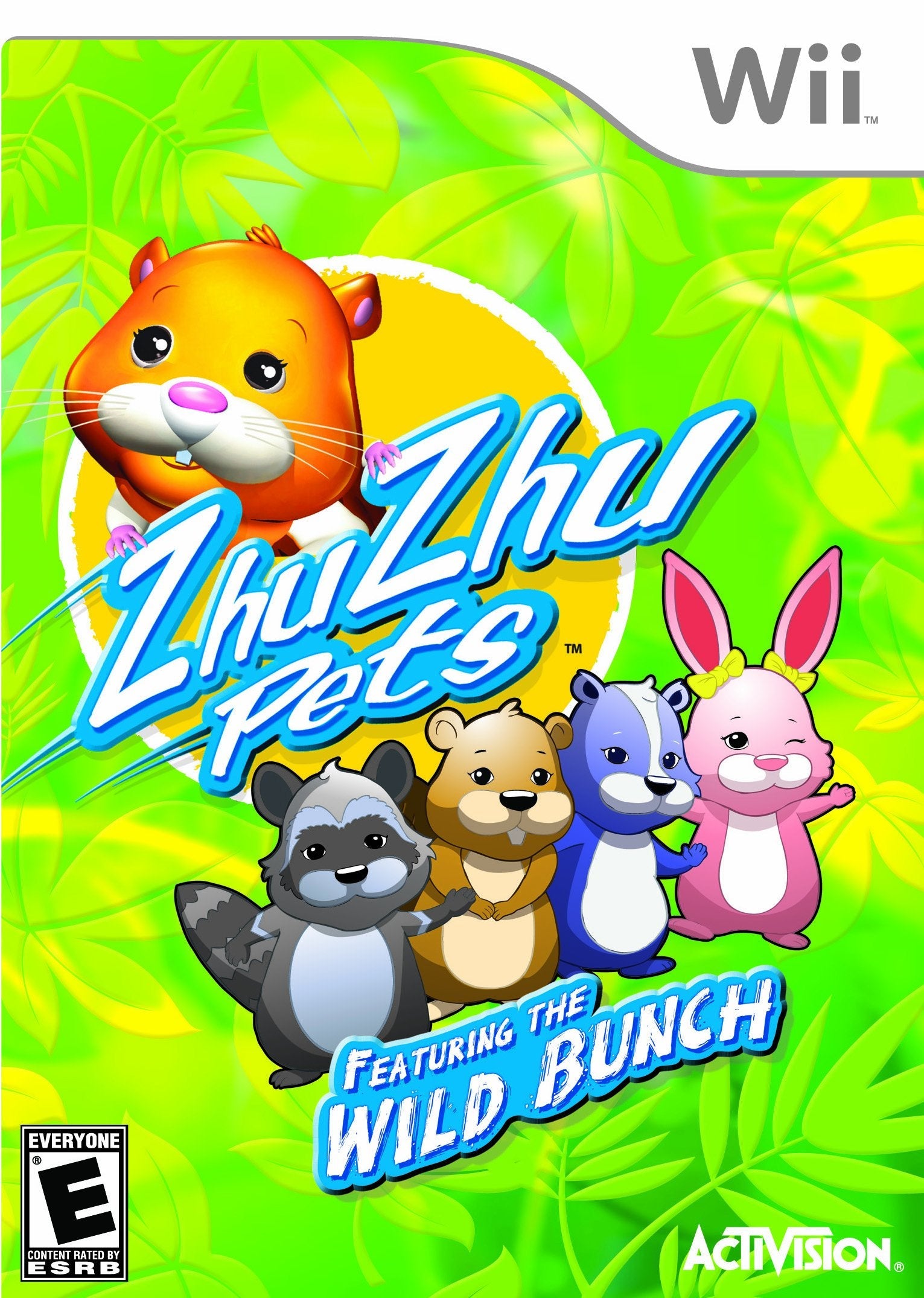 Zhu Zhu Pets Wild Bunch Nintendo Wii - Like New